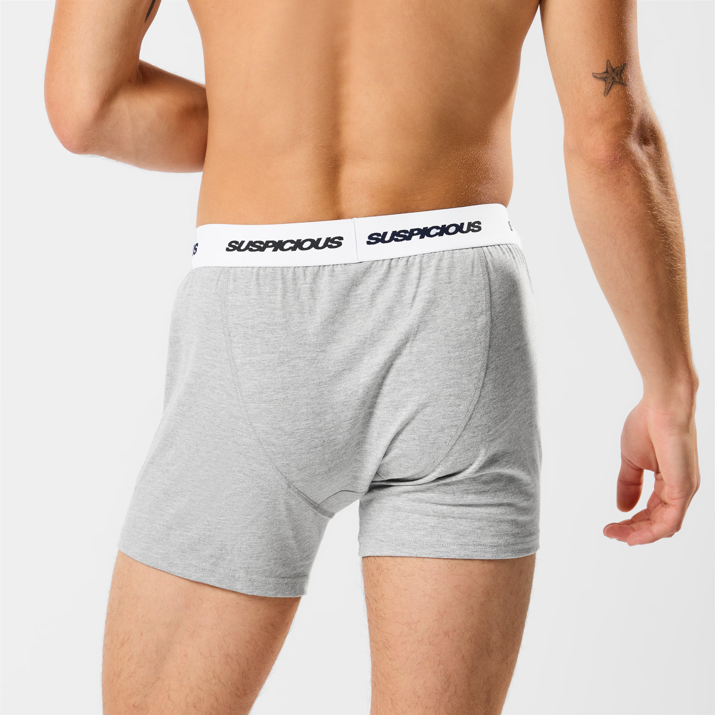 Polkaline / Suspicious Boxers - Neutral Heather - Image 5