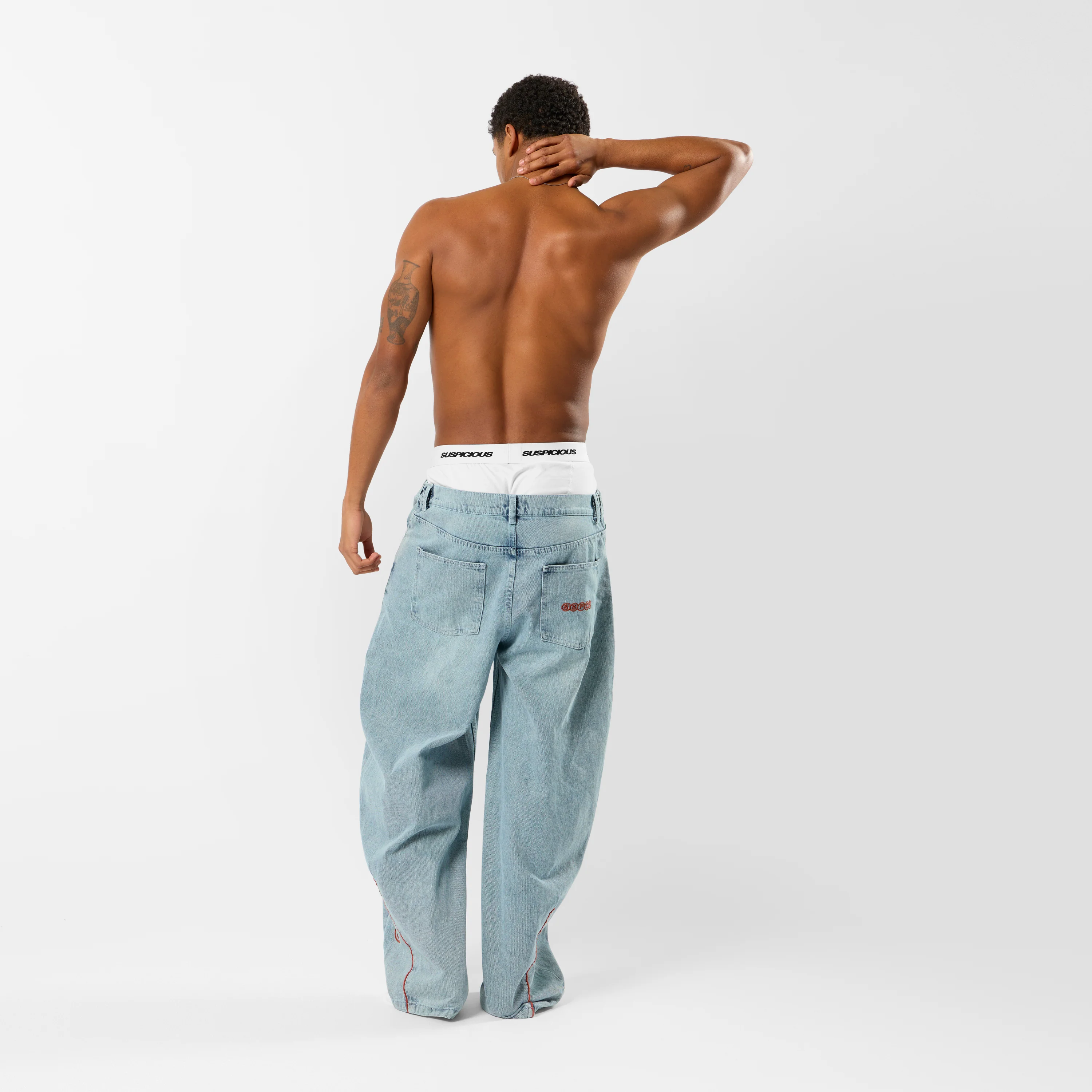 Polkaline / Suspicious Boxers - White - Image 4