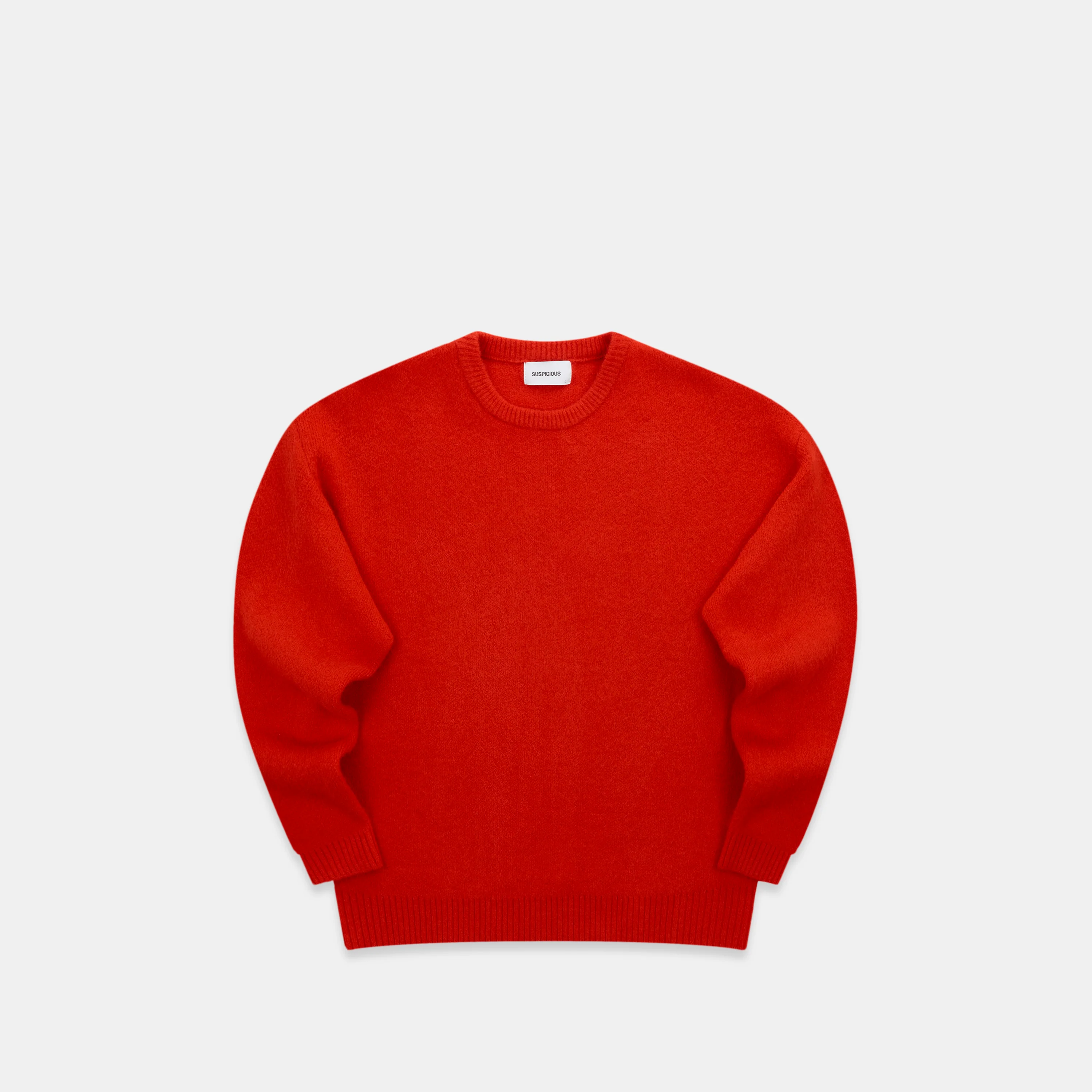 Polkaline / Suspicious Knitted Sweat - Red - Image 9