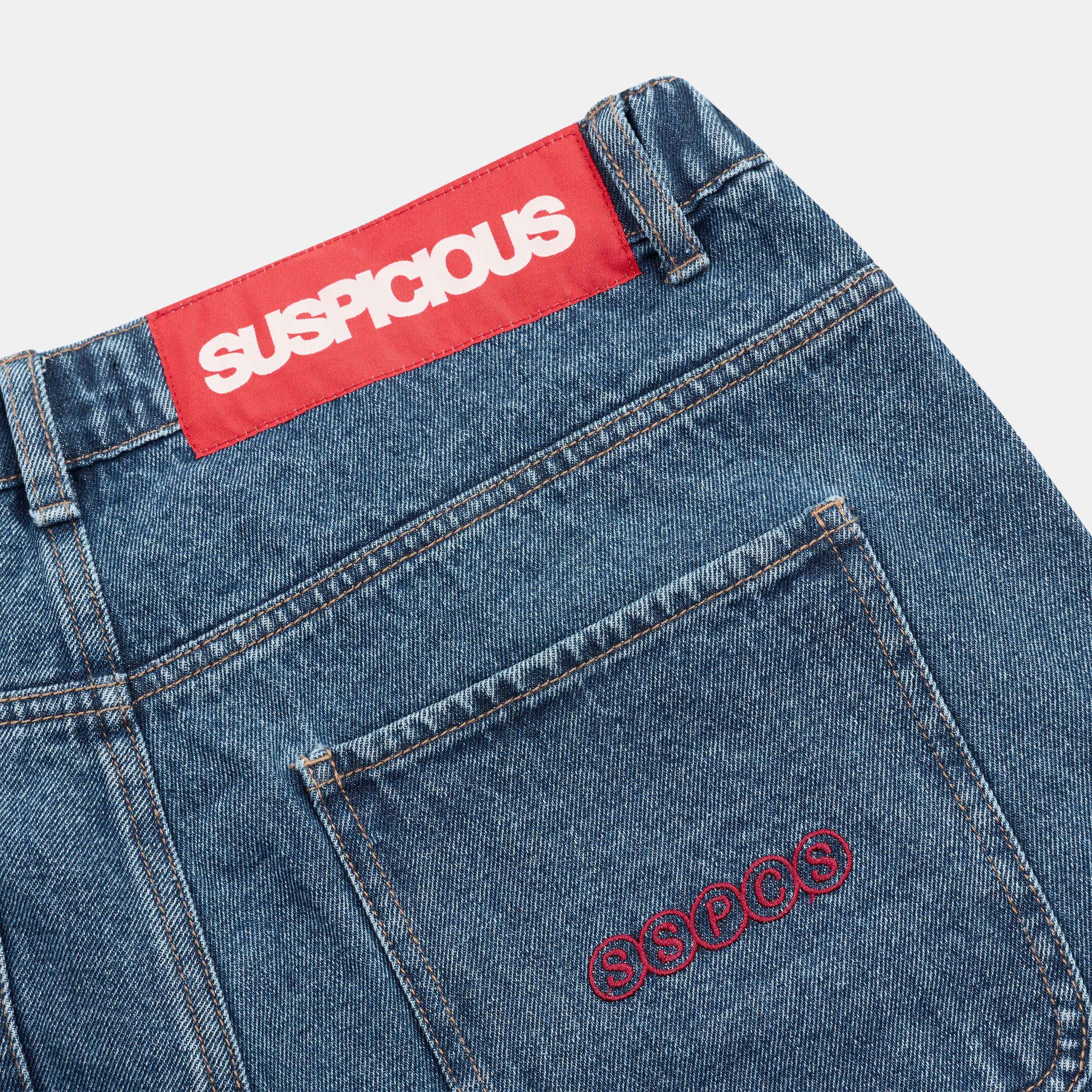 Polkaline / Suspicious Pocket Jeans - Blue - Image 3