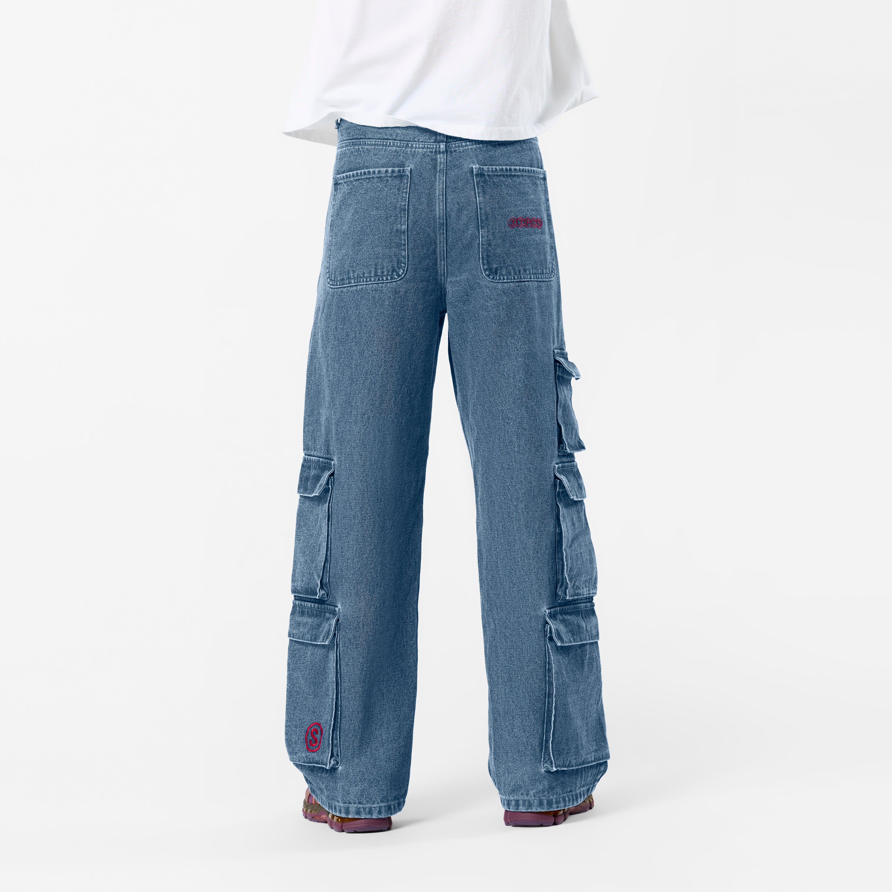 Polkaline / Suspicious Pocket Jeans - Blue - Image 8