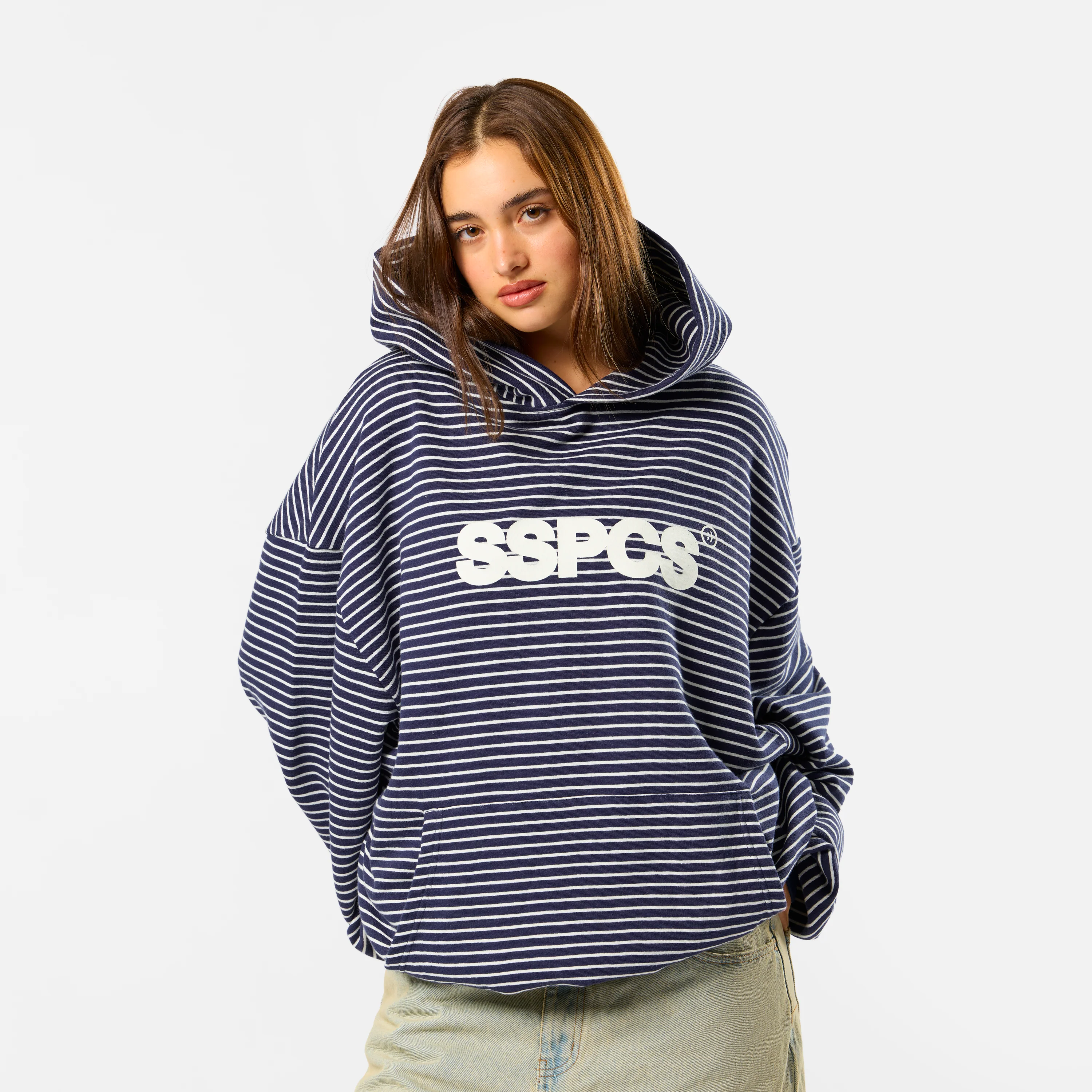 Polkaline / The SSPCS Striped Hoodie - Nightfall - Image 8