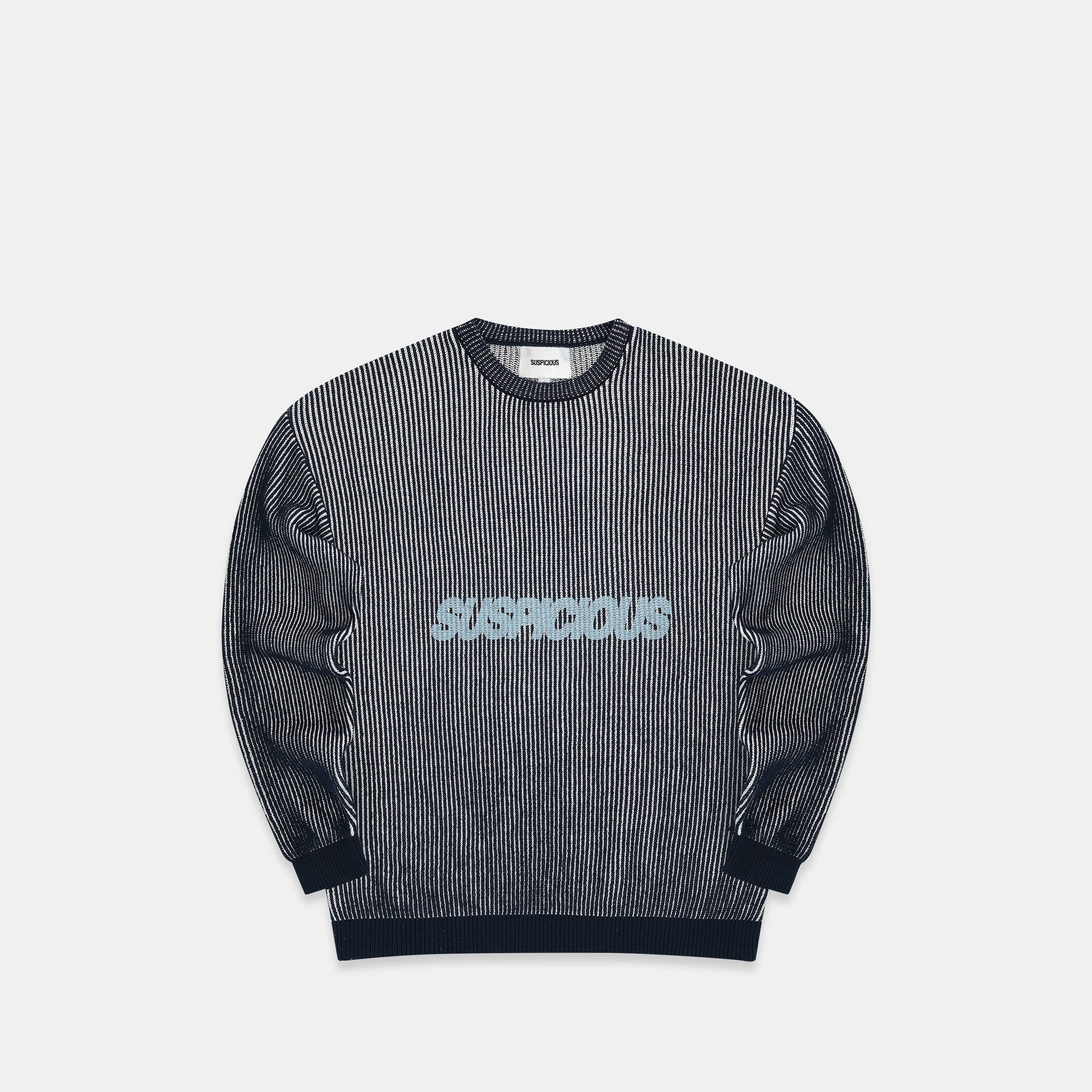 Pre Spring Drop / Slanted Vintage Knit - Nightfall