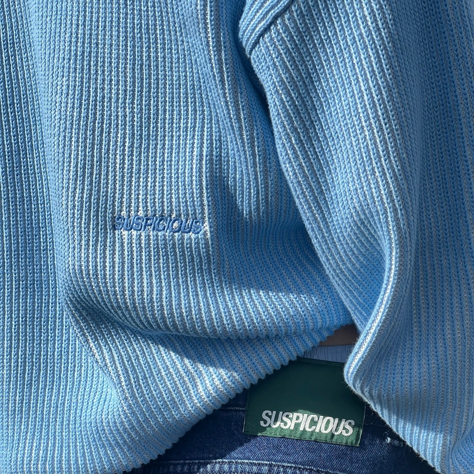 Pre Spring Drop / Vintage Knit - Celestial Blue - Image 5