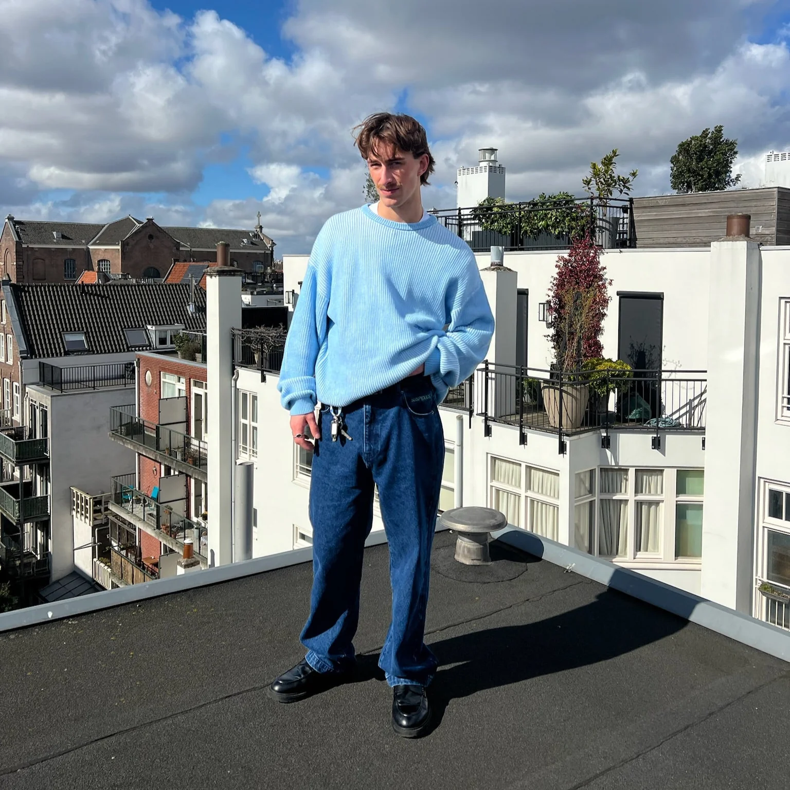 Pre Spring Drop / Vintage Knit - Celestial Blue - Image 6