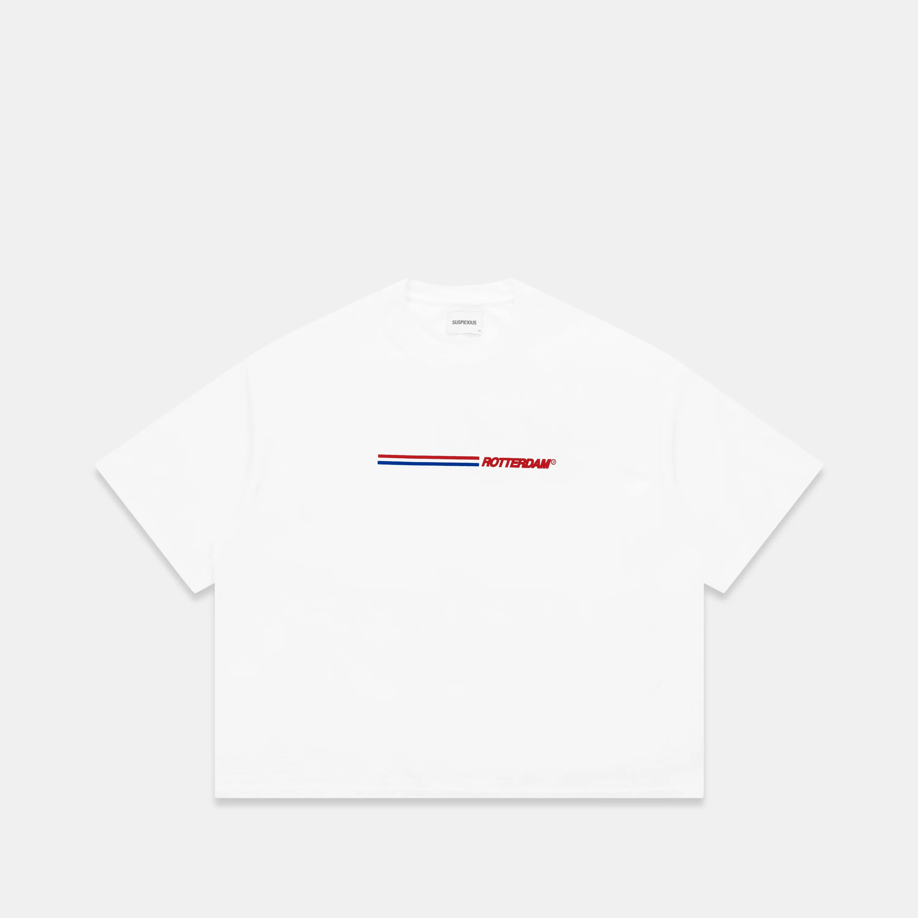 RDA / Rotterdam Exclusive Tee - White & Ruby Red - Image 4