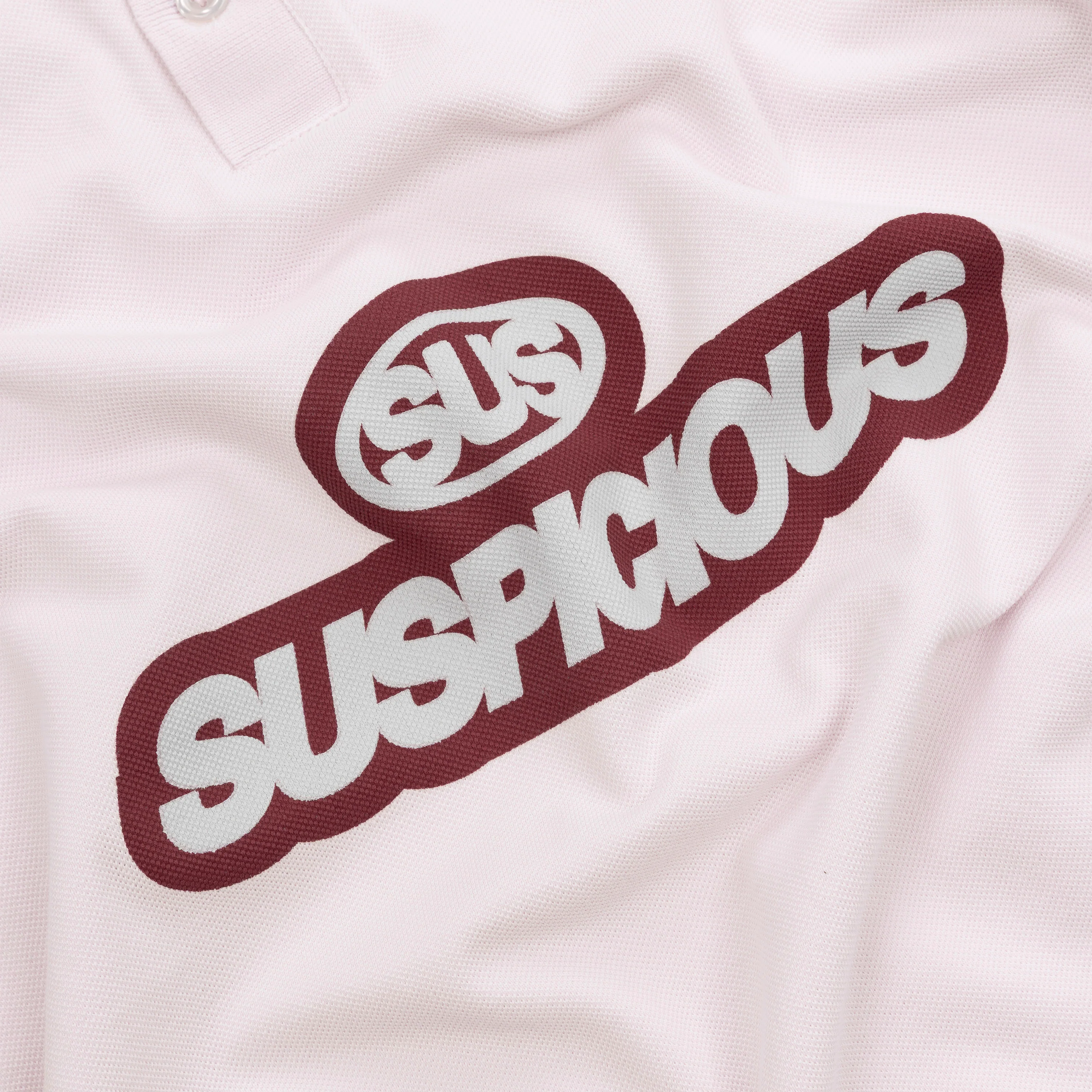 S2 / Signature Stamp Buttoned Polo - Orchid Ice - Image 2
