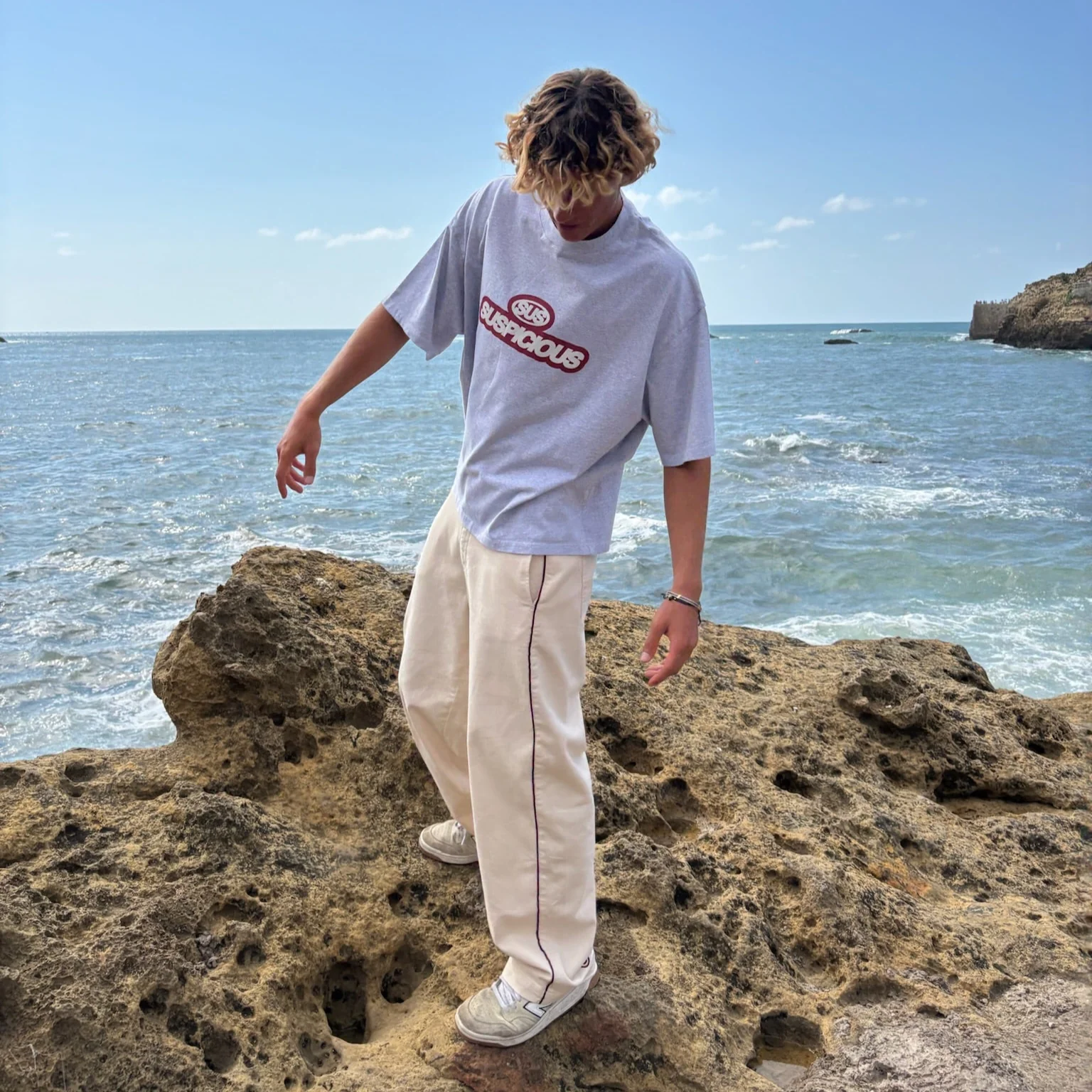 S2 / Signature Stamp Tee - Neutral Heather - Image 11