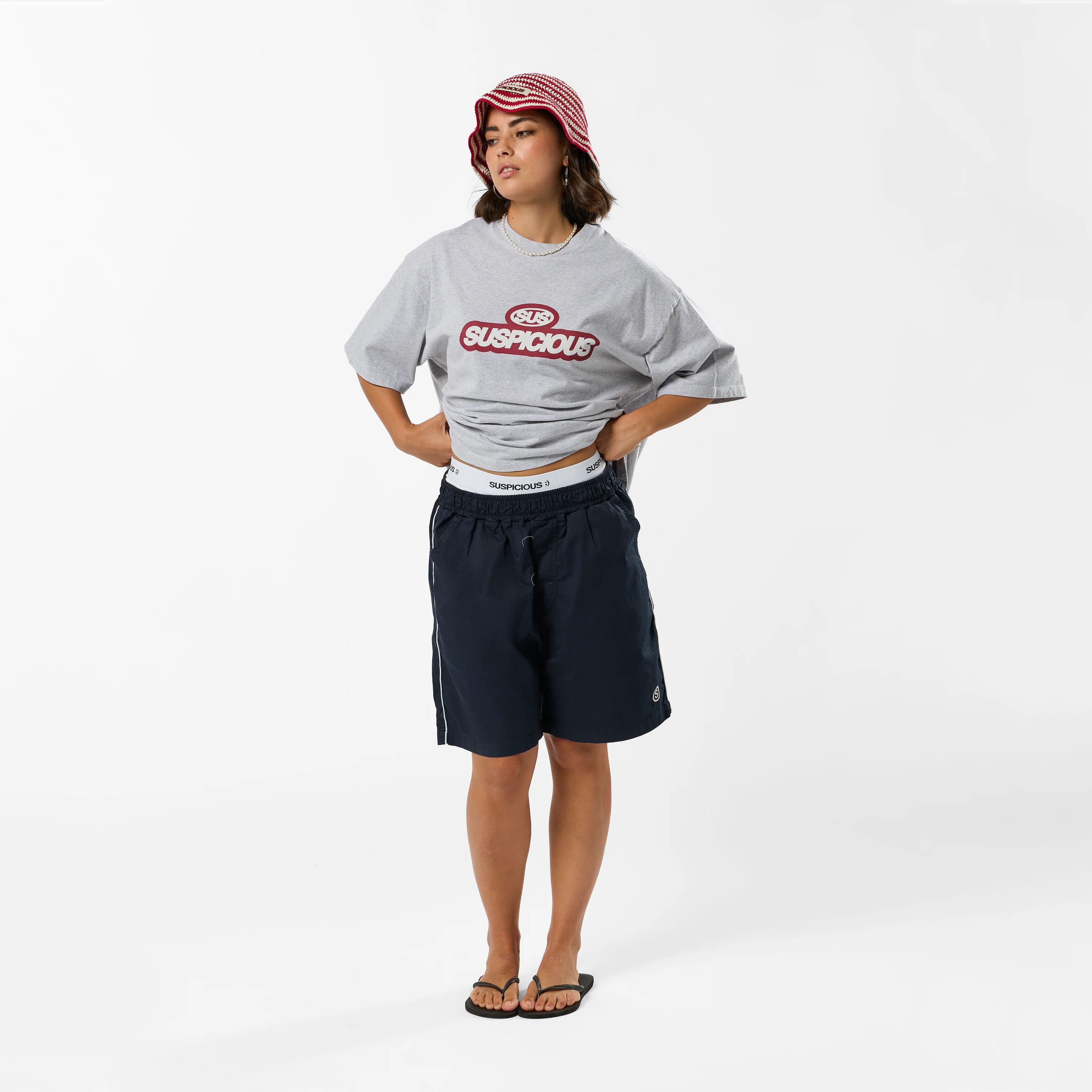 S2 / Signature Stamp Tee - Neutral Heather - Image 4