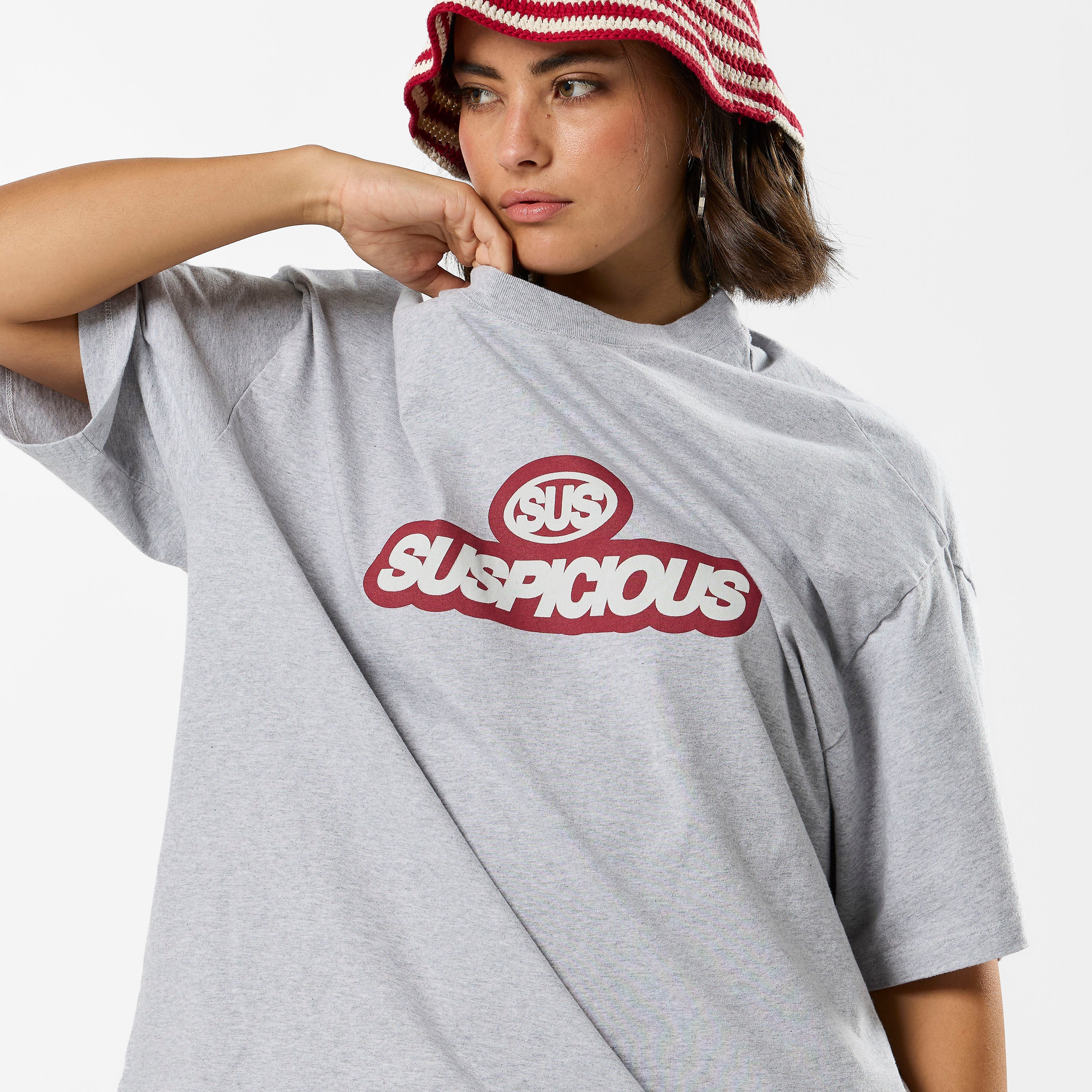 S2 / Signature Stamp Tee - Neutral Heather - Image 6