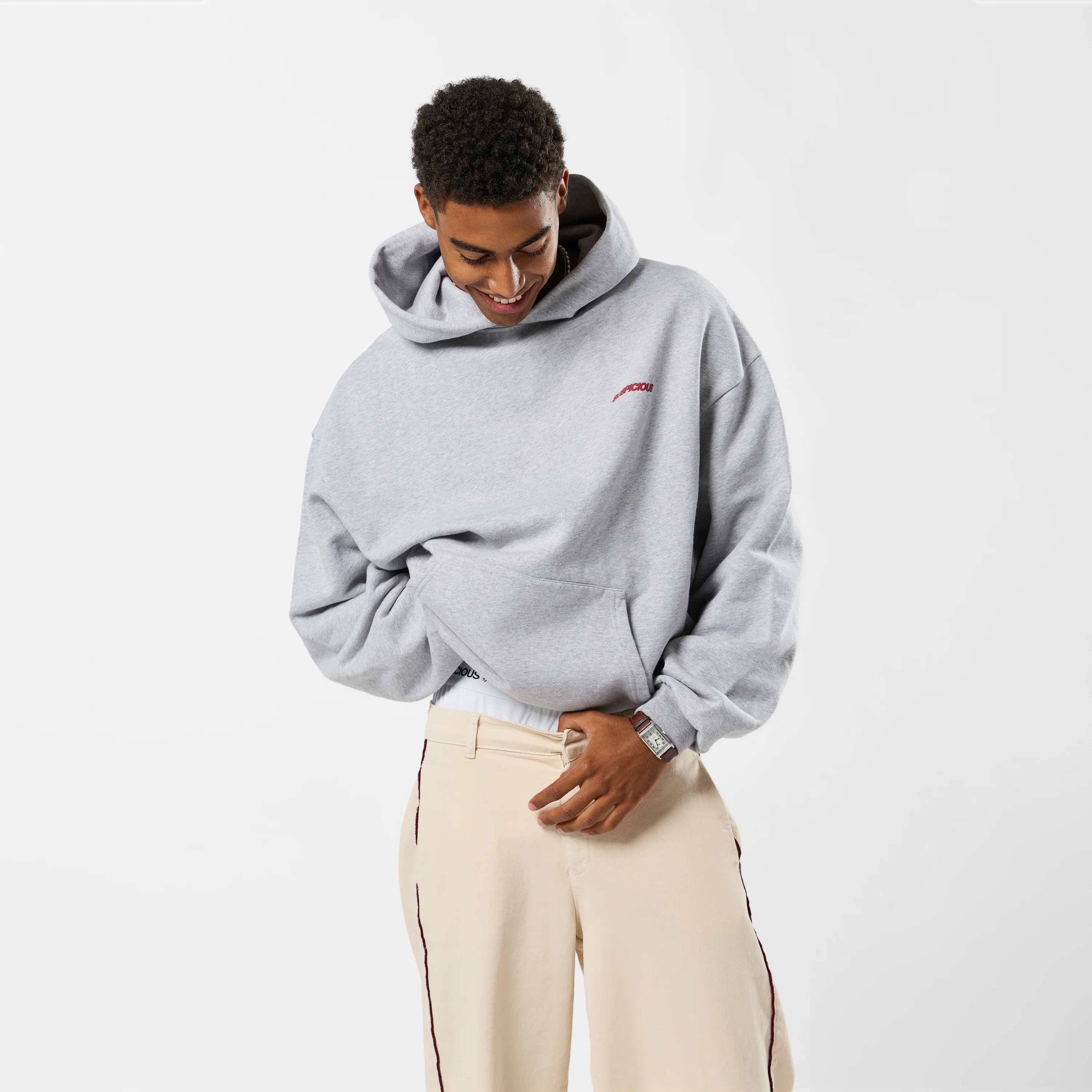 S2 / SSPCS Club Hoodie - Neutral Heather - Image 3
