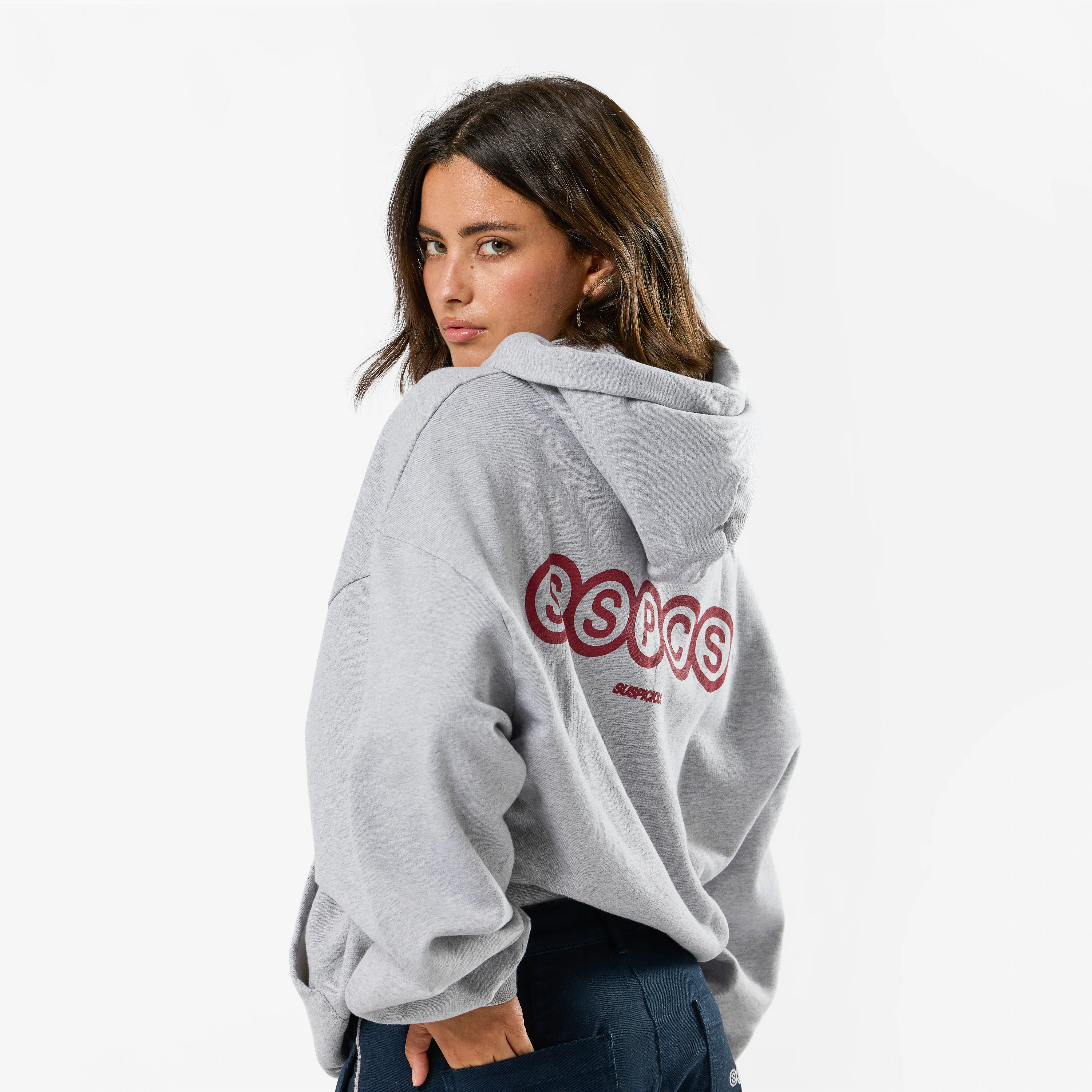 S2 / SSPCS Club Hoodie - Neutral Heather - Image 8
