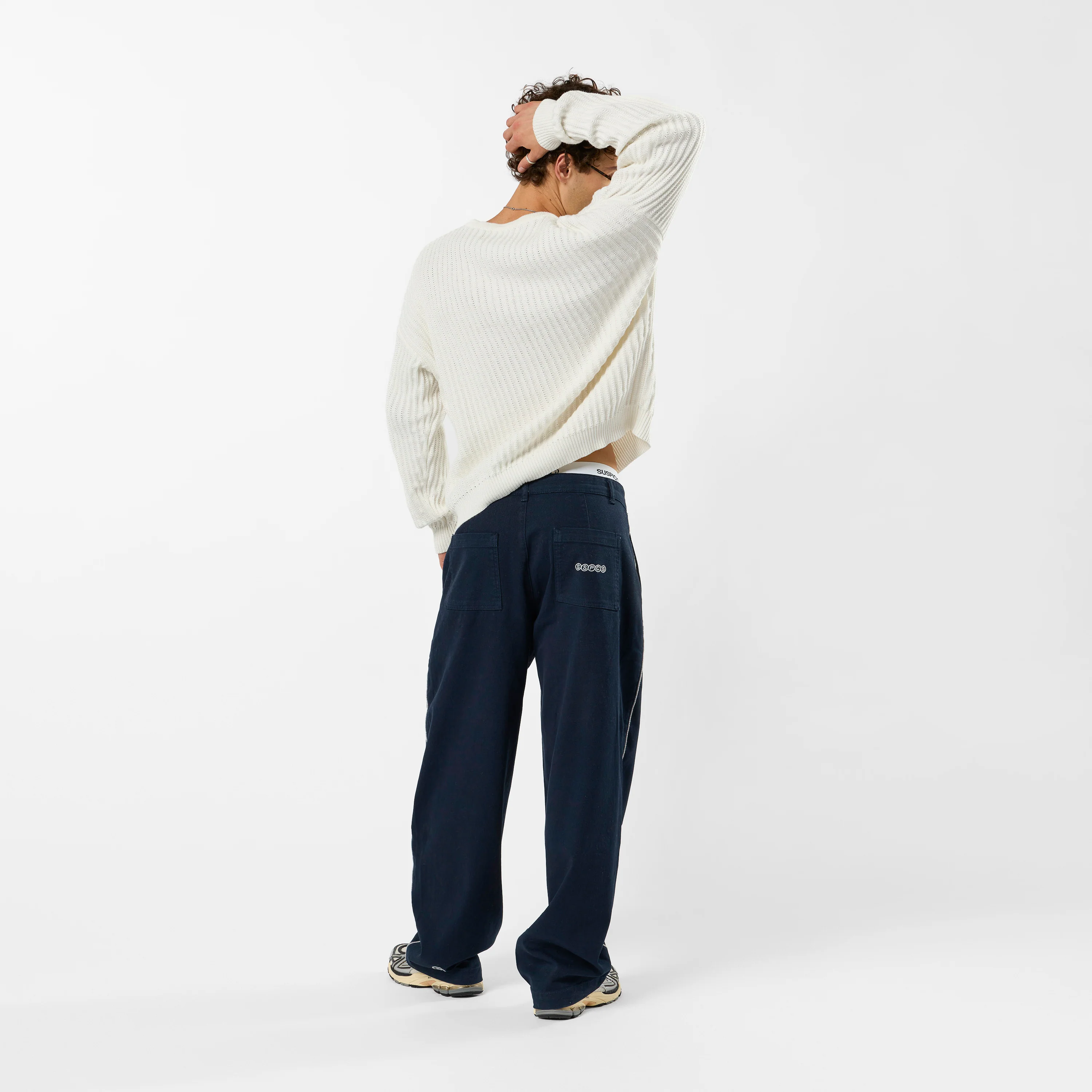 S2 / Stamped Piping Barrel Pants - Nightfall - Image 5