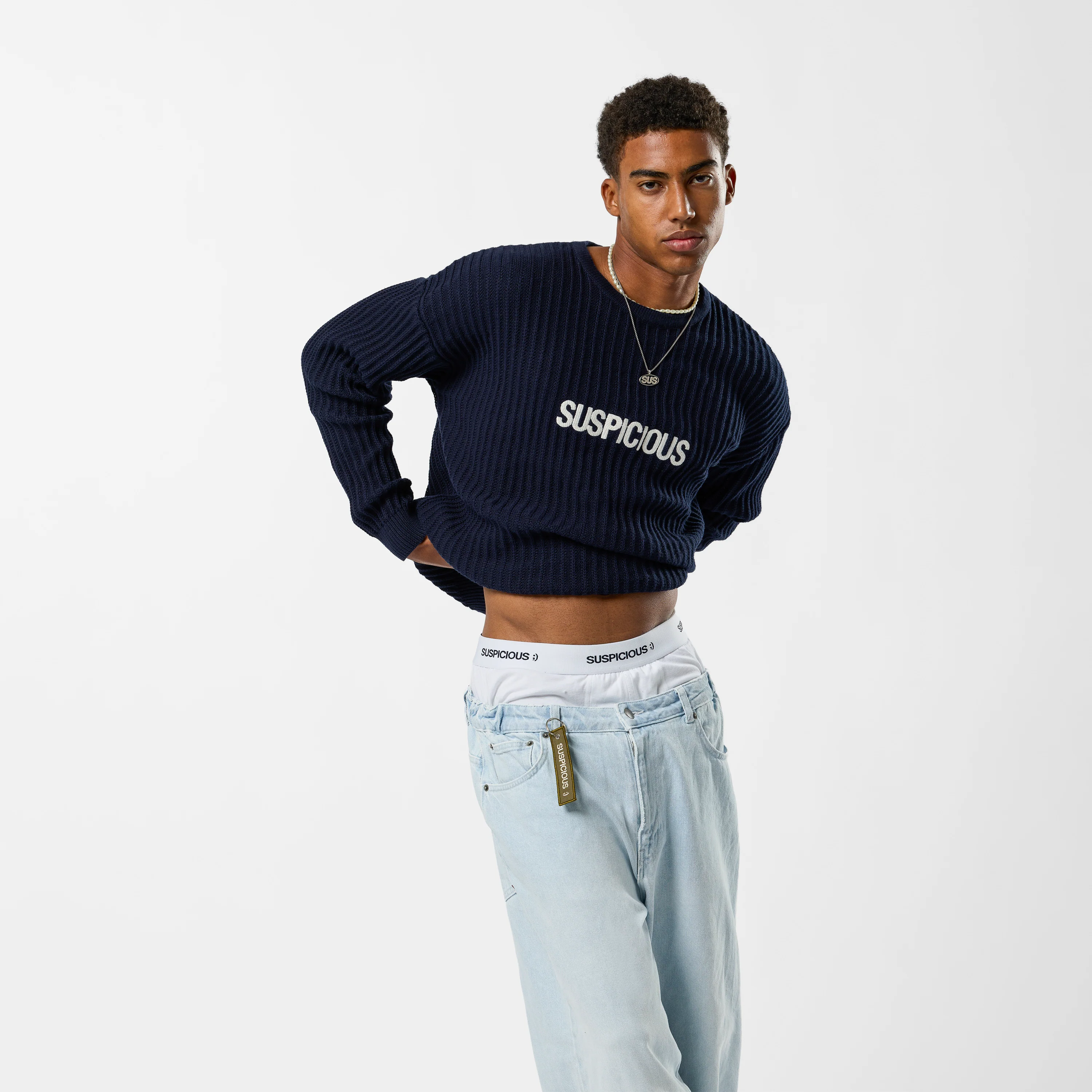 S2 / Suspicious Rib Knit - Nightfall - Image 2