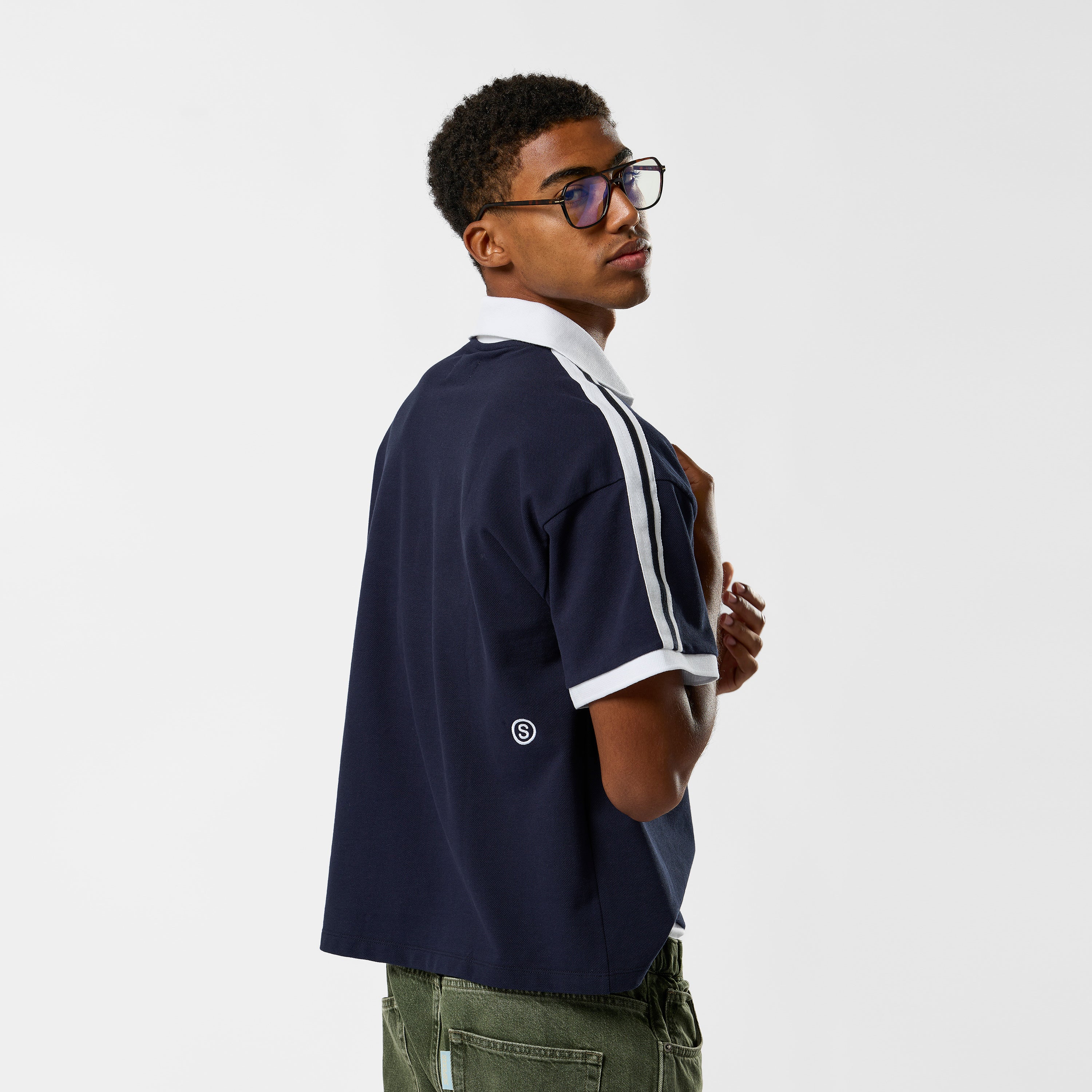 S2 / Trademark Piquet Polo - Nightfall - Image 9