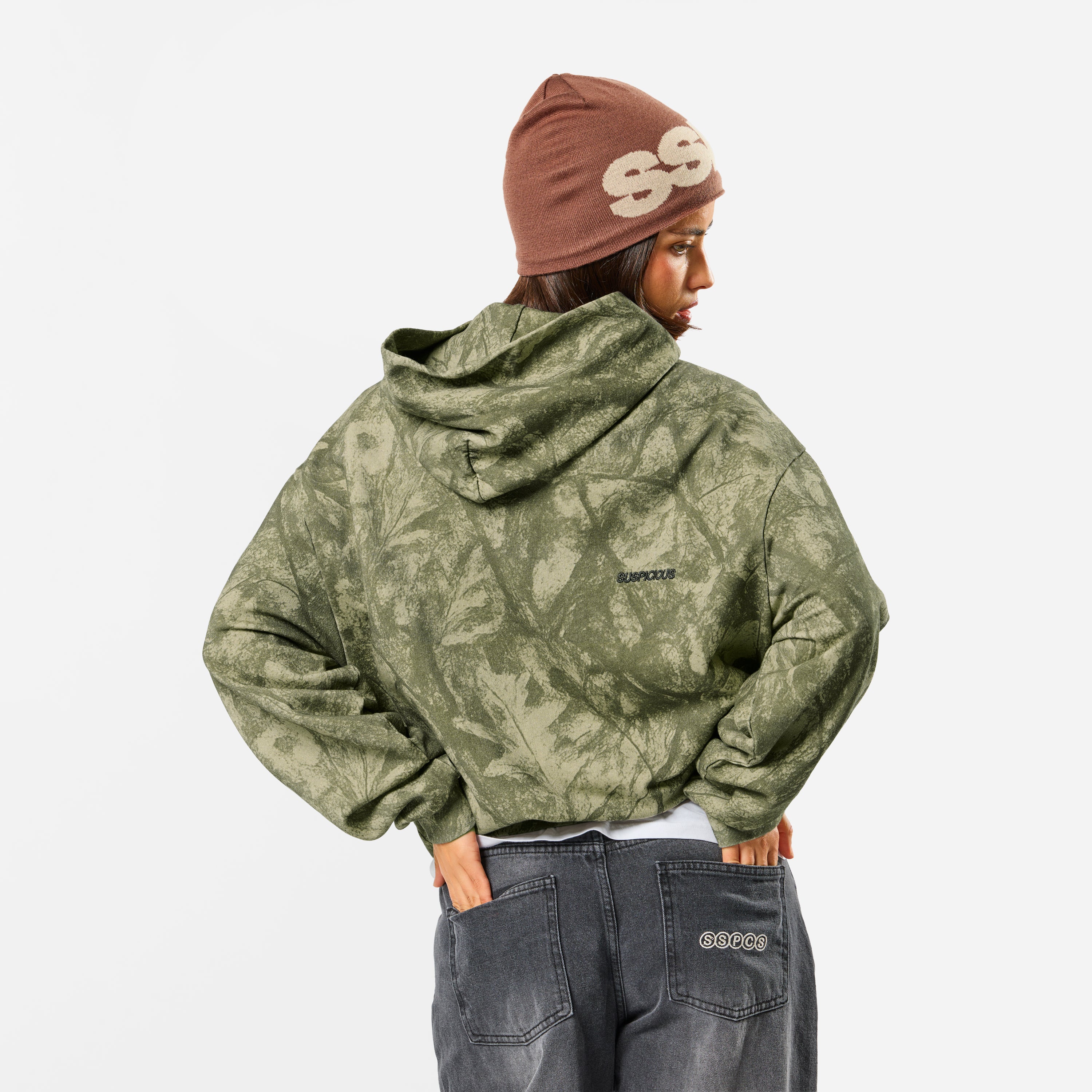 Softground / Essentials Hoodie - Faded Leafs - Image 4