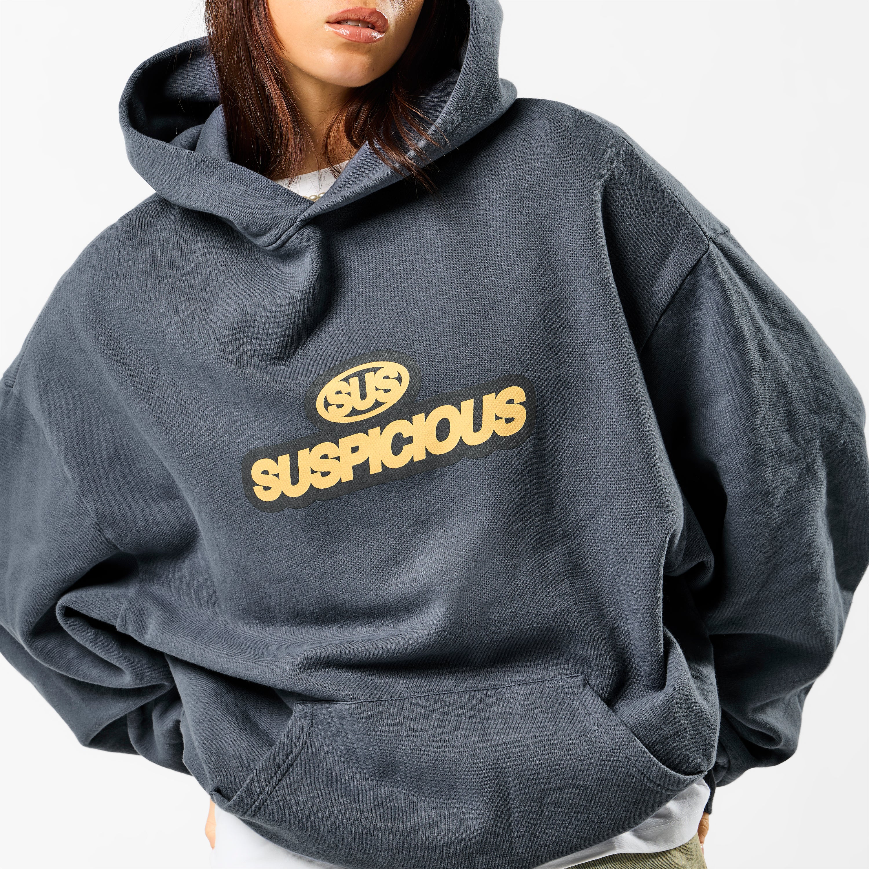 Softground / Signature Stamp Hoodie - Grisaille - Image 6