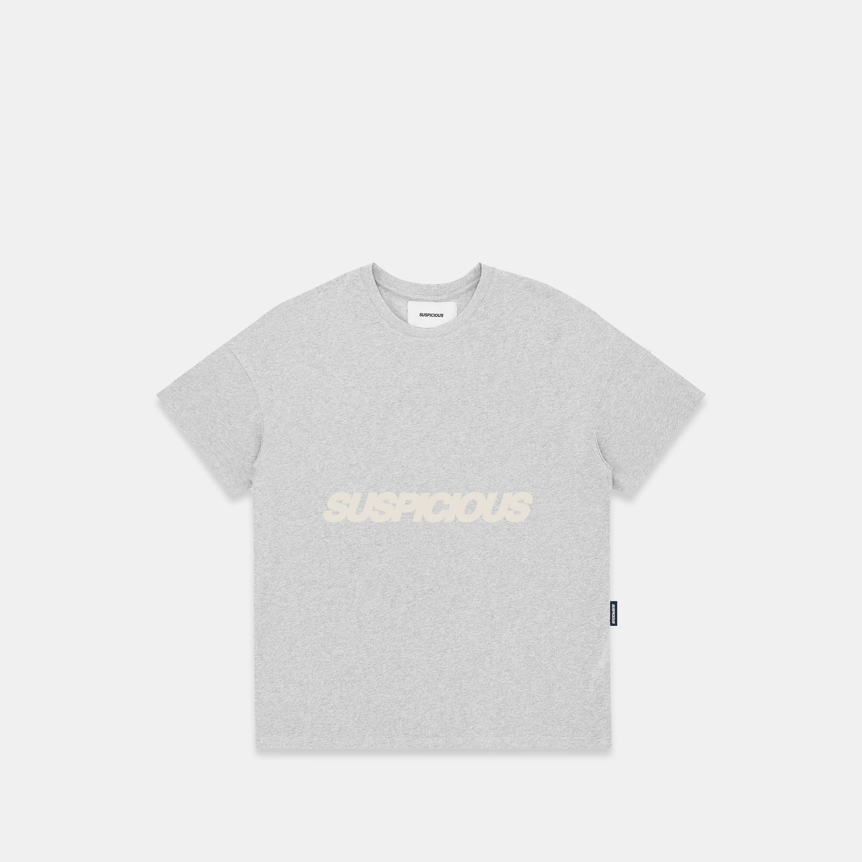 Spring / Slanted Tee - Neutral Heather