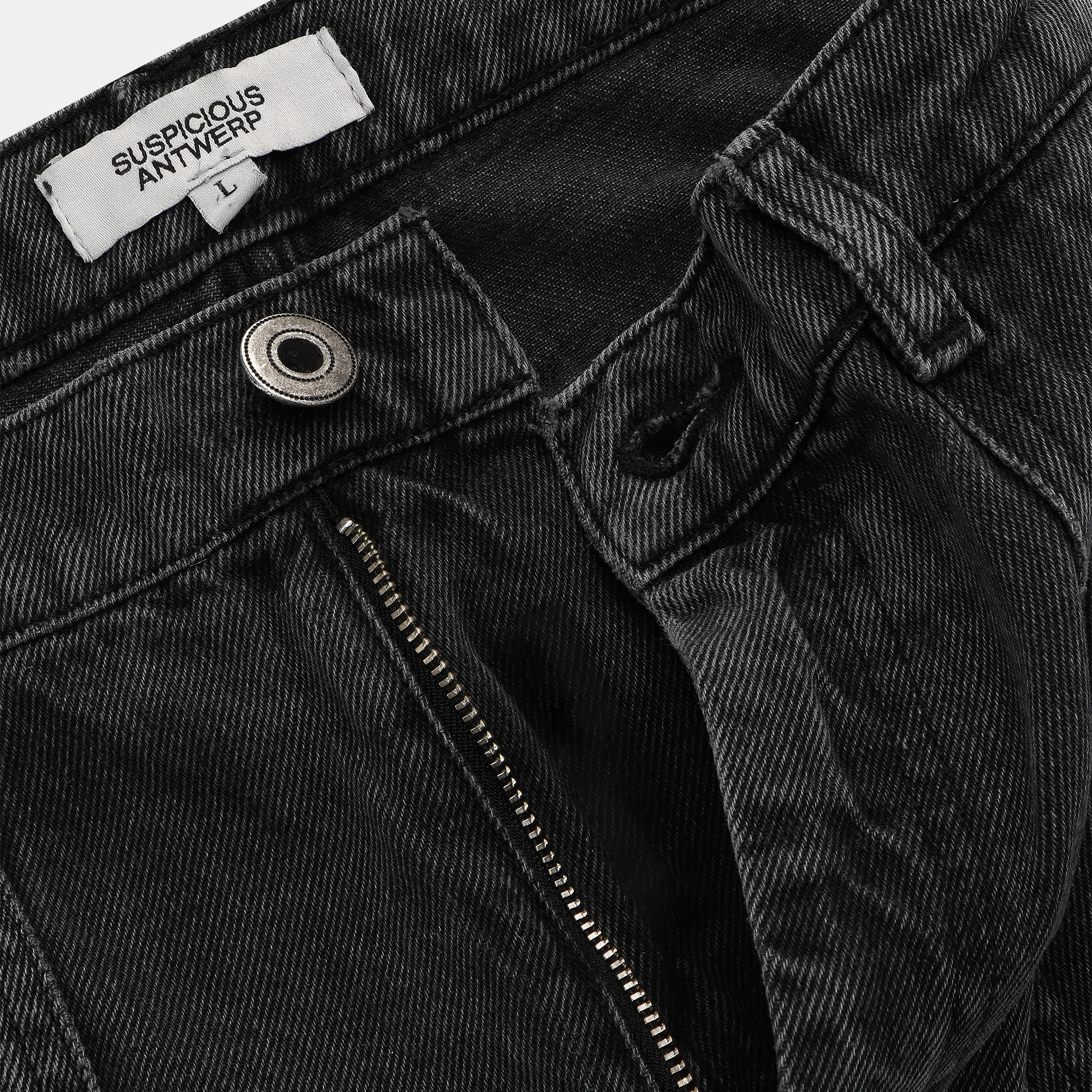 The Essentials Cargo Pants - Black - Image 3