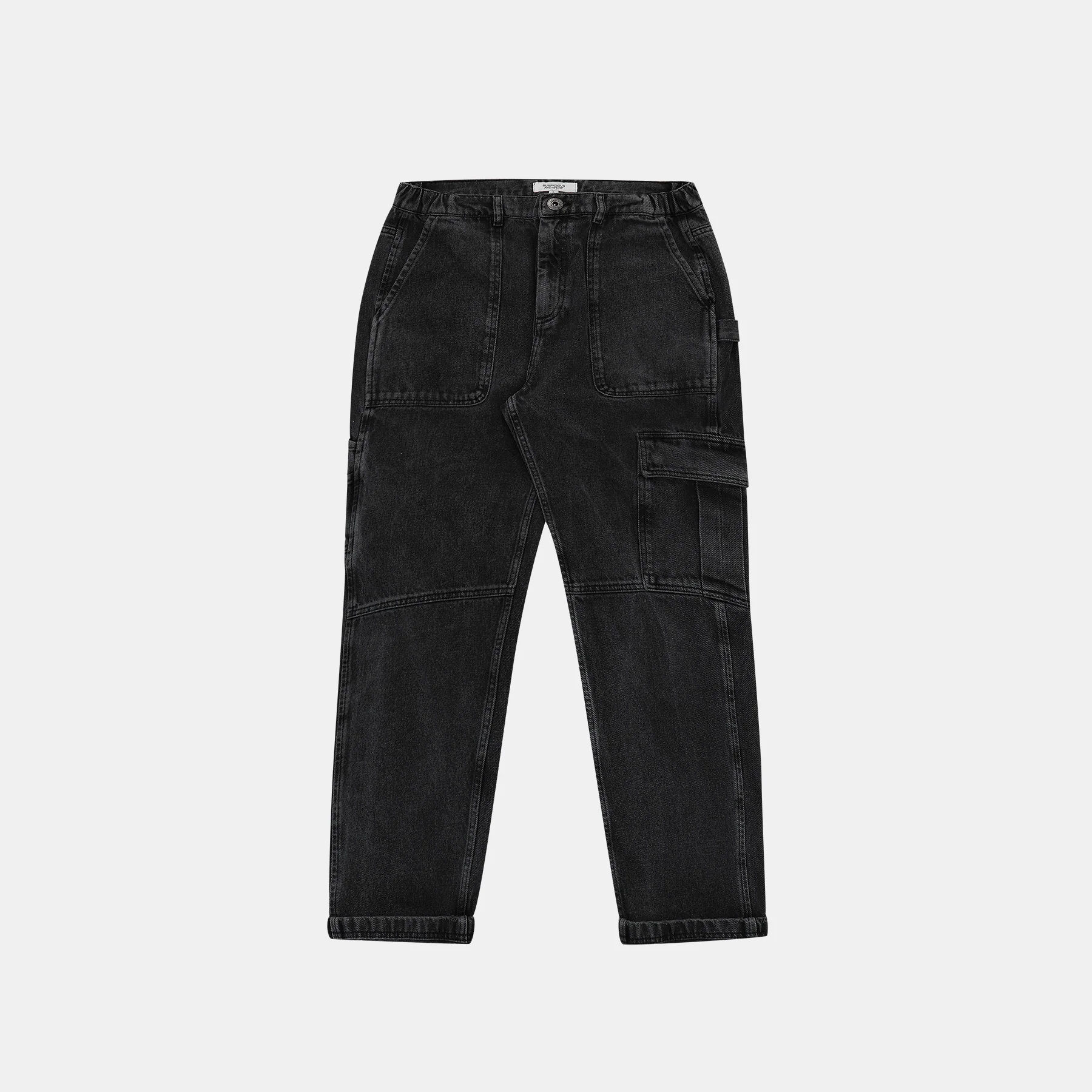 The Essentials Cargo Pants - Black - Image 5