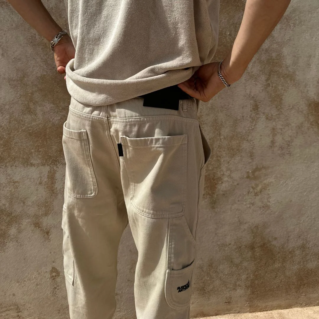 The Essentials Cargo Pants - Dune - Image 6