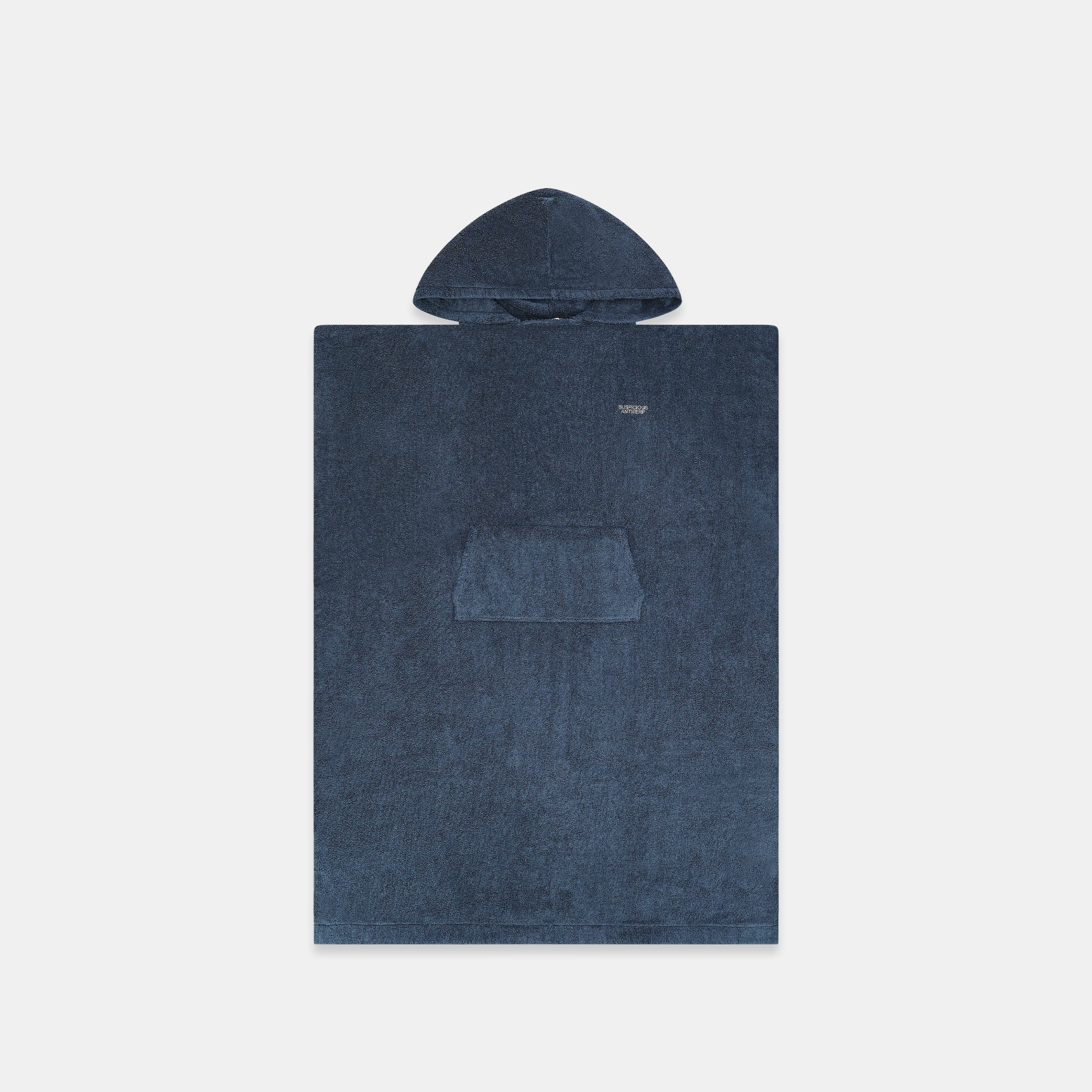 Essentials Towel Poncho - Coastal Blue - Image 3