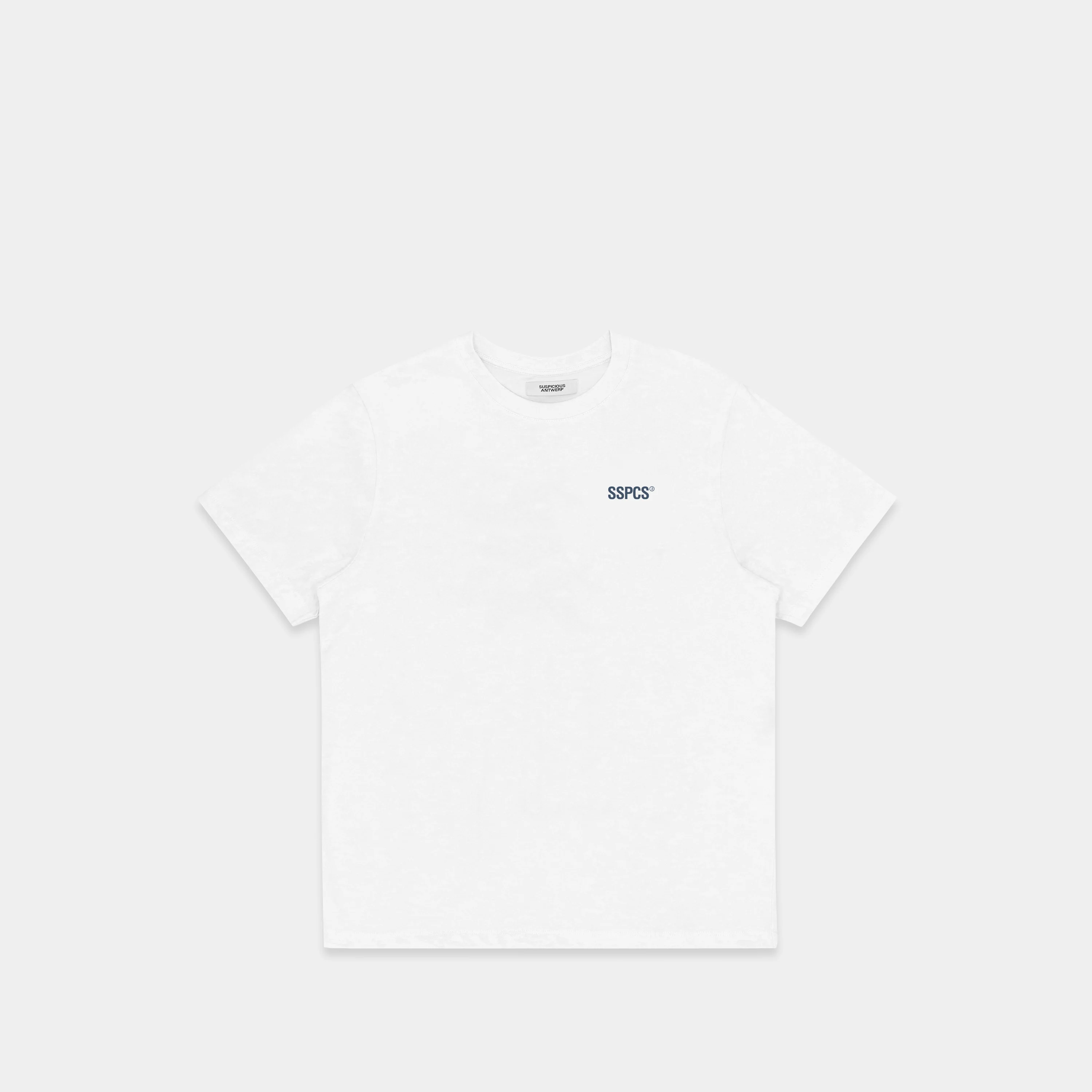 (SS24) The Smiley Tee - White // Coastal Blue - Image 3