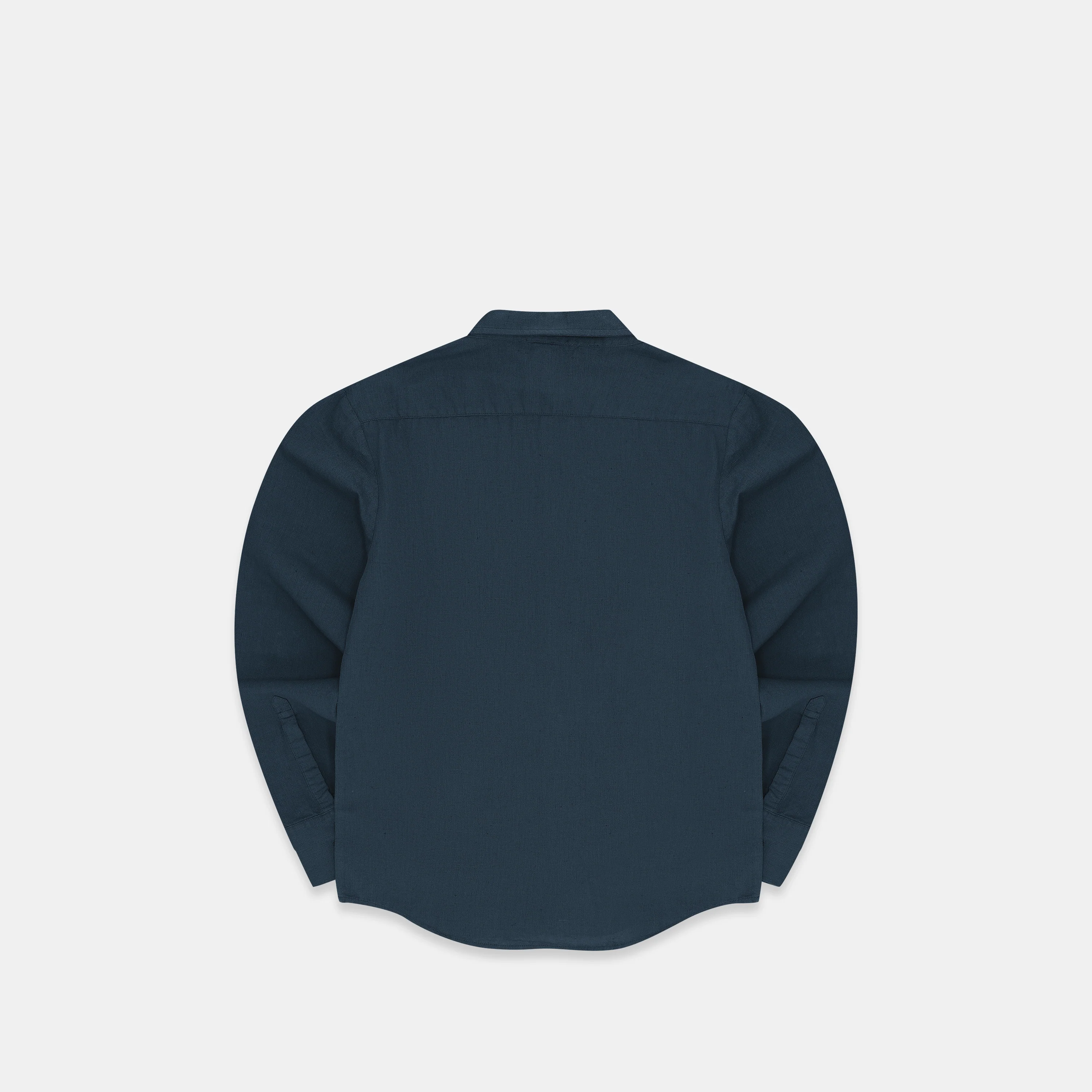 (SS24) The Suspicious Linen Longsleeve Shirt - Coastal Blue - Image 3