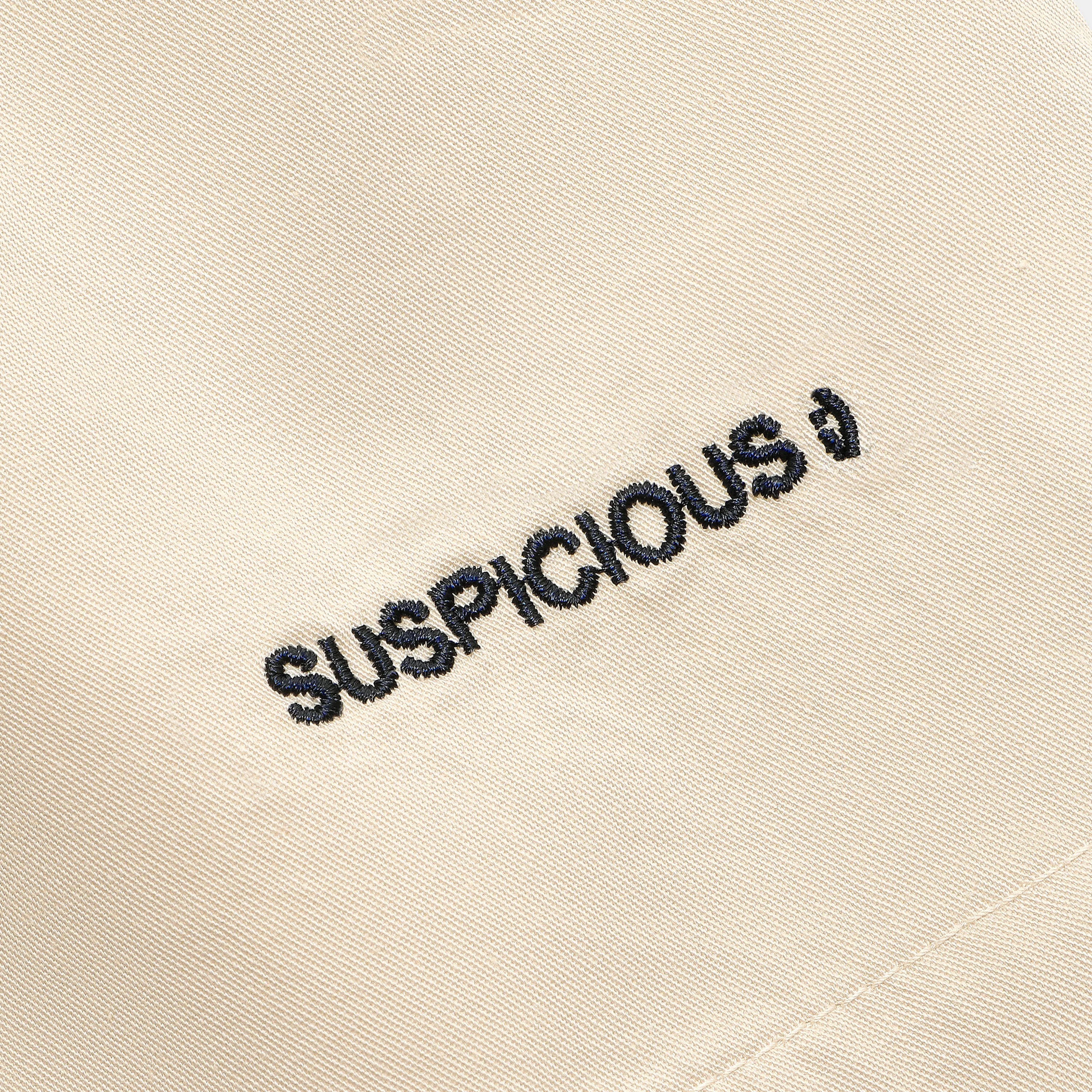 (SS24) The Suspicious Smiley Twill Shorts - Natural - Image 2