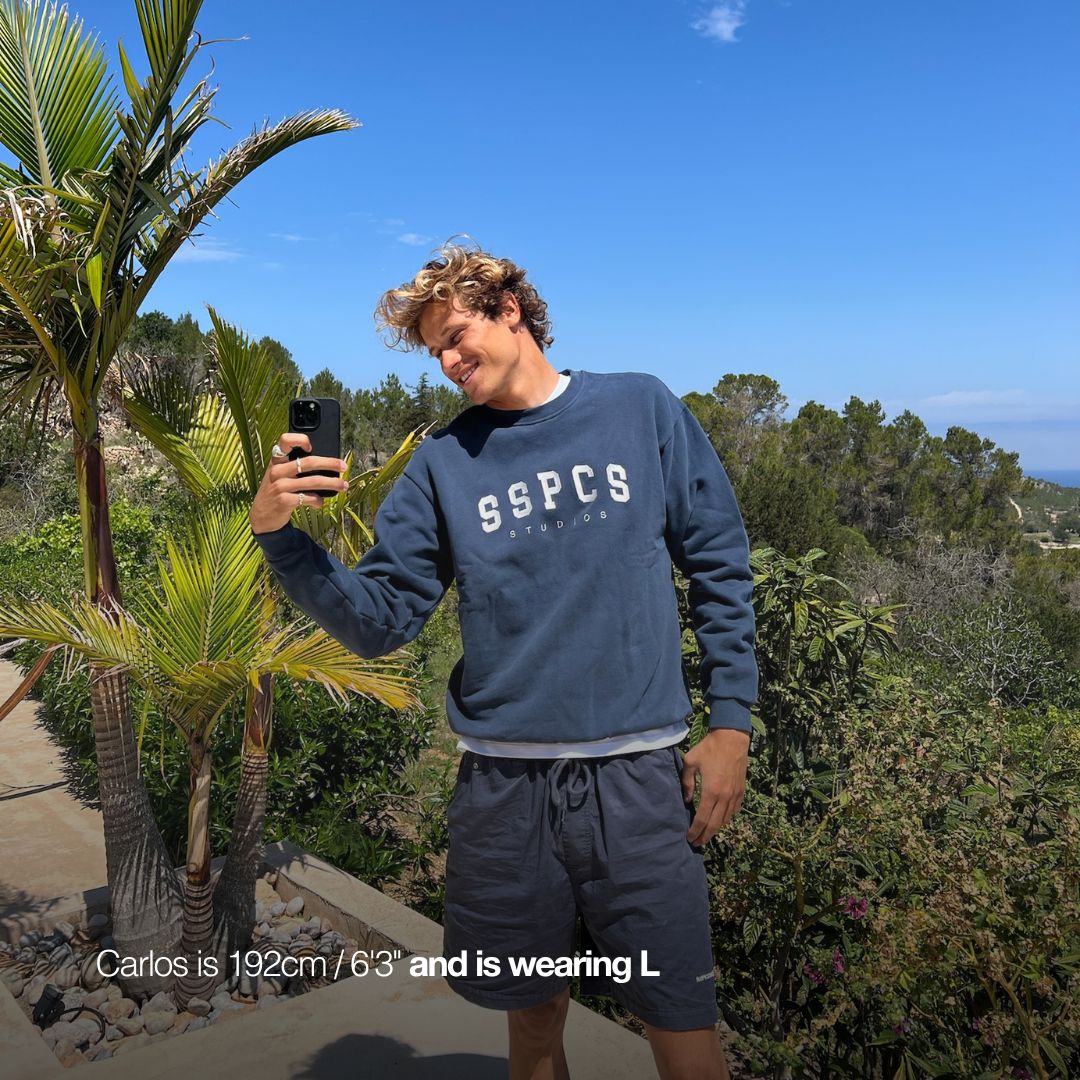 (SS24) The Varsity Crewneck - Coastal Blue - Image 4