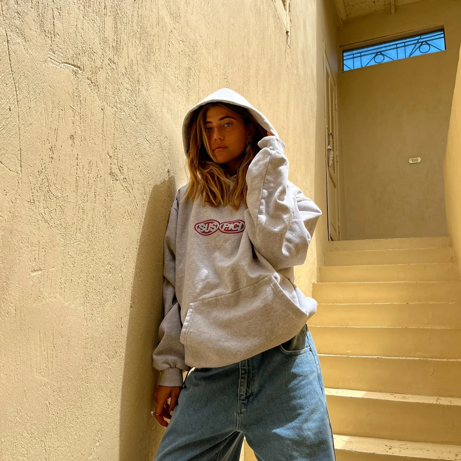 Spring / Triform Hoodie - Neutral Heather - Image 4
