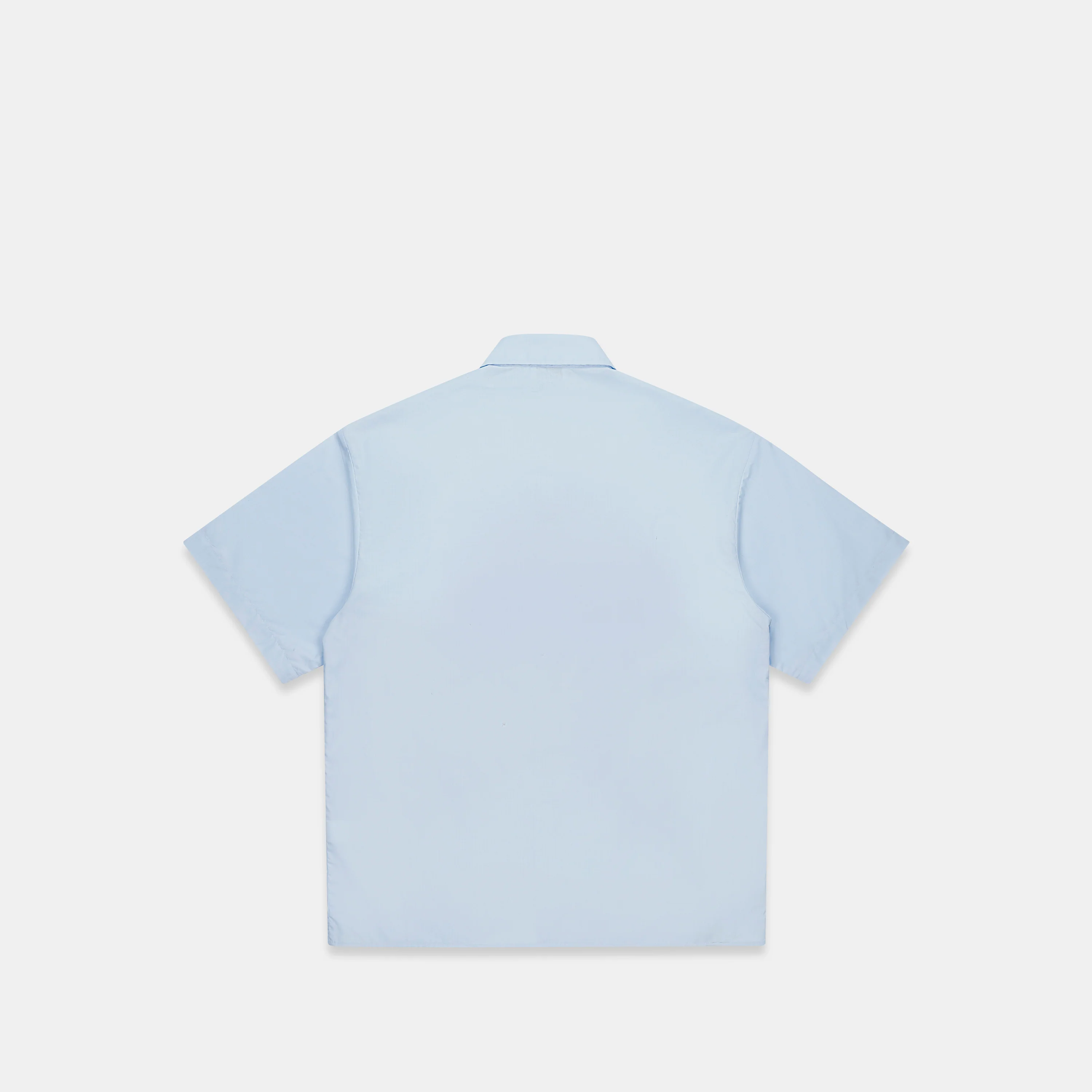 Summer / Slanted Shortsleeve Shirt - Celestial Blue - Image 4