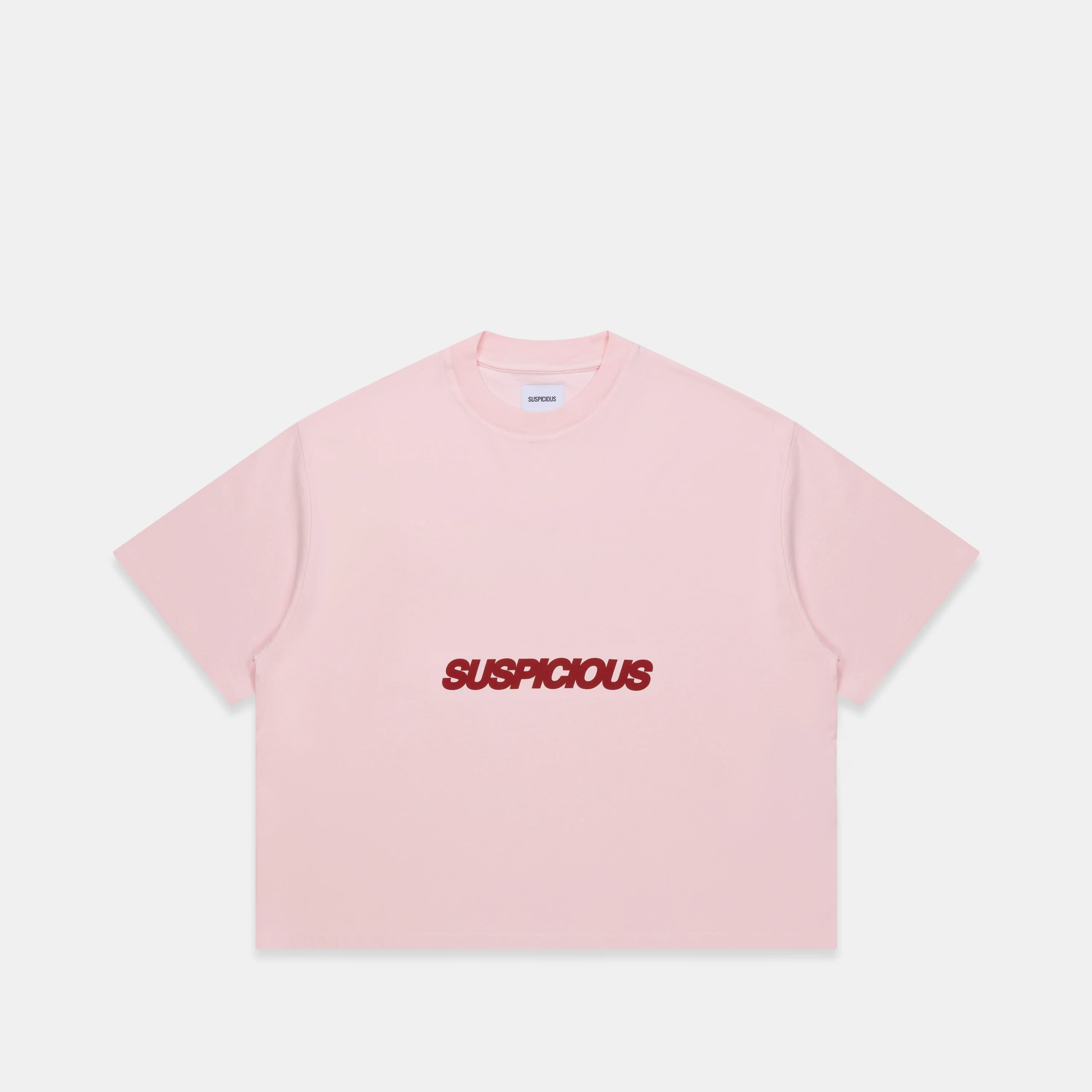 Summer / Slanted Tee - Baby Pink