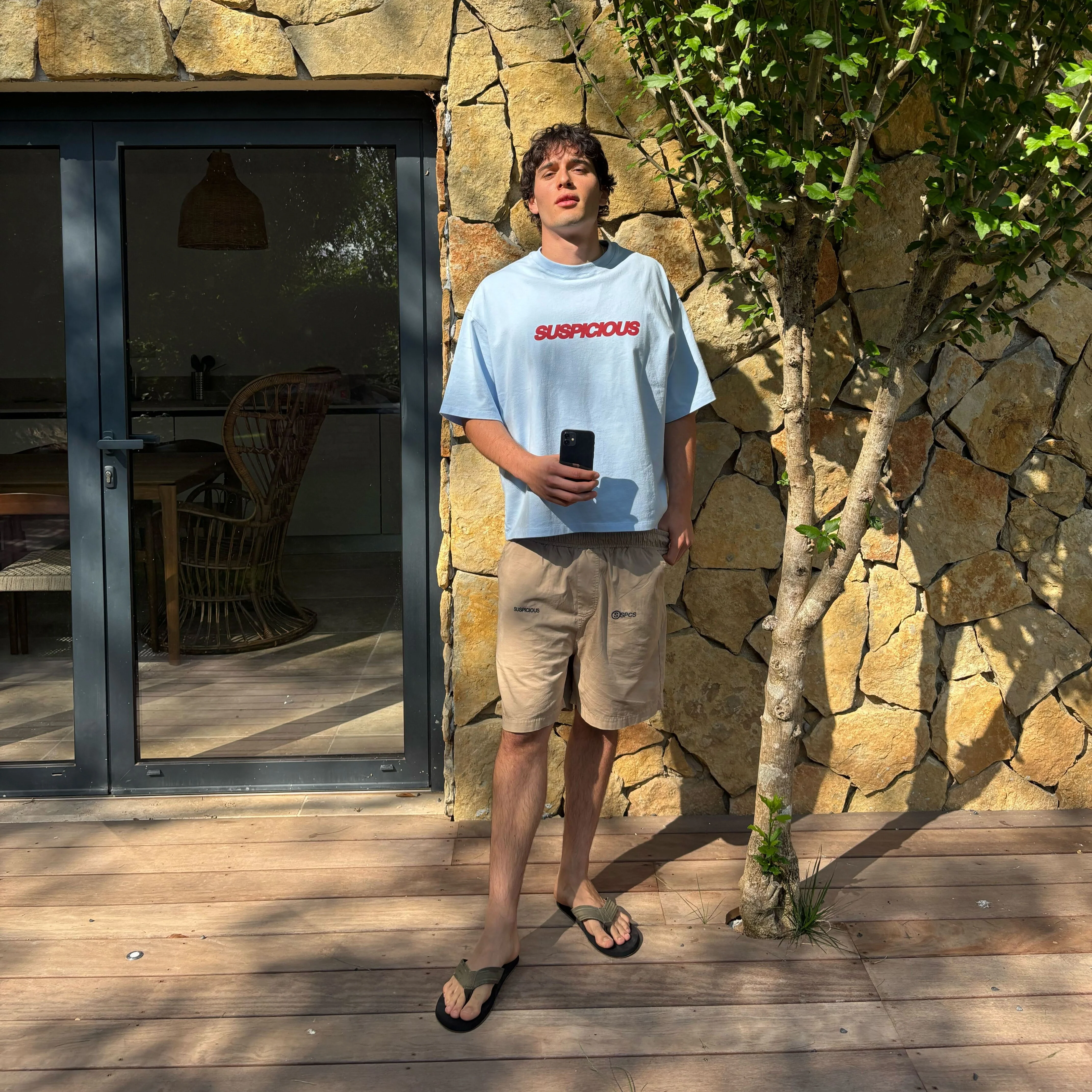 Summer / Slanted Tee - Celestial Blue - Image 8
