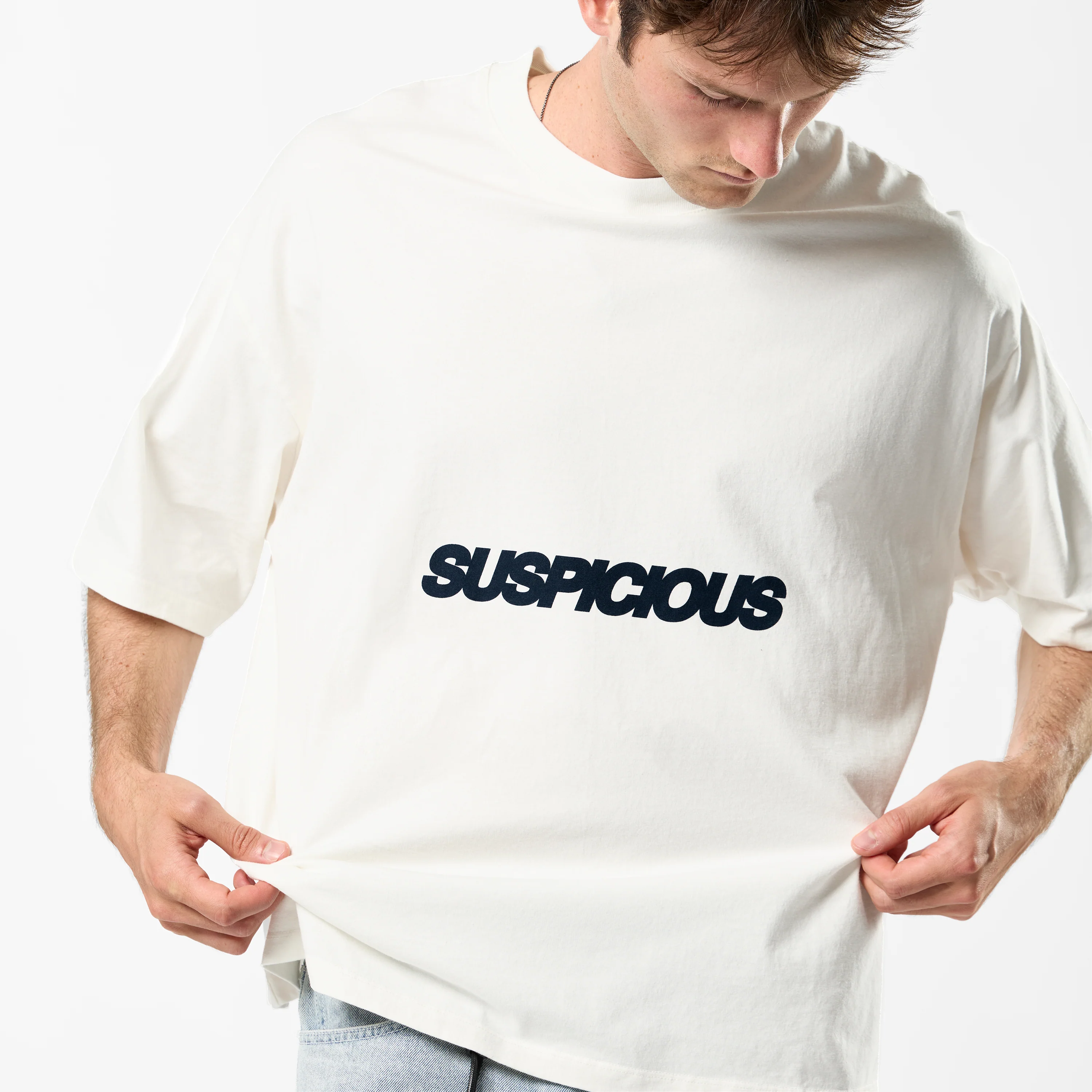 Summer / Slanted Tee - Natural - Image 6
