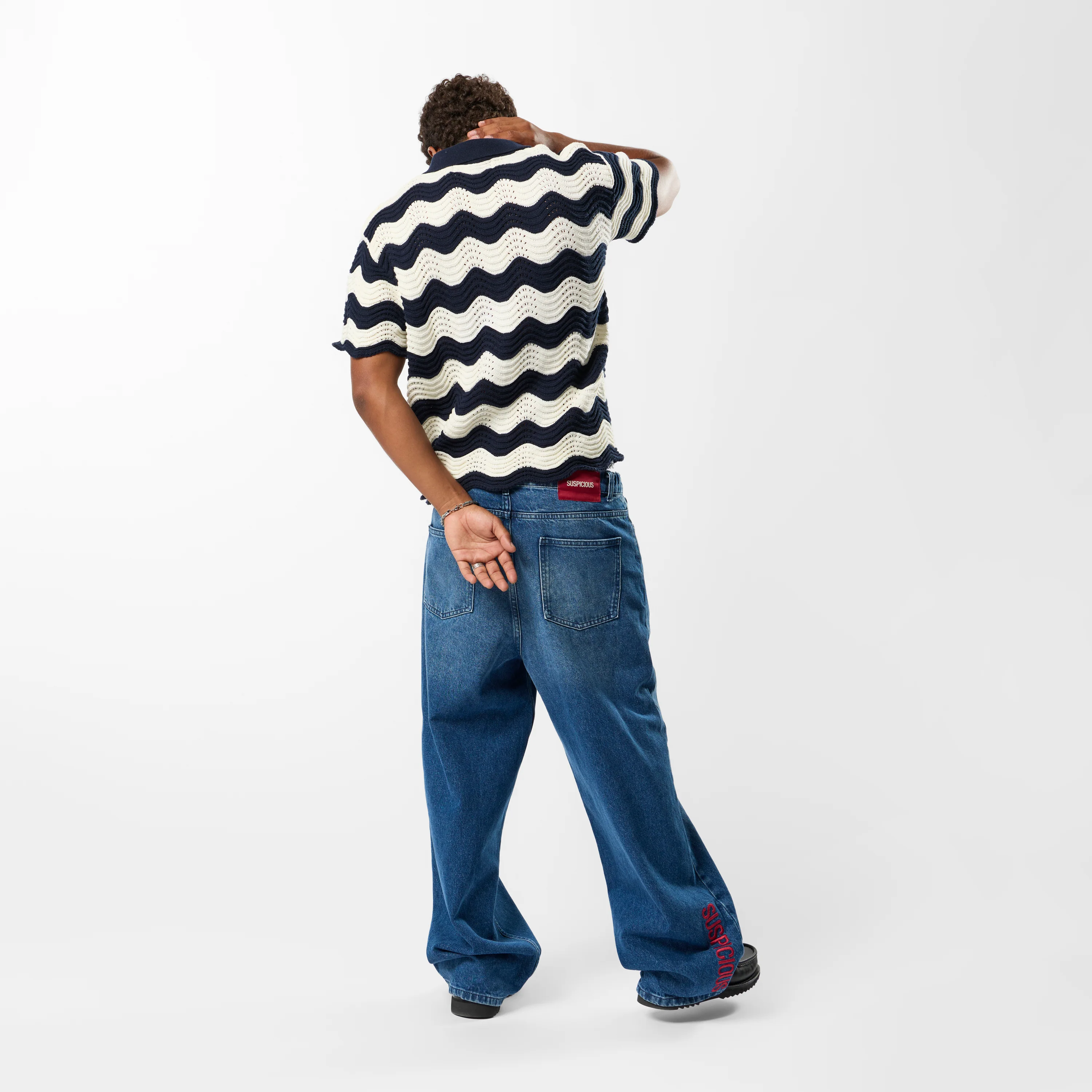 Summer / Wavy Double Icon Polo - Nightfall - Image 8