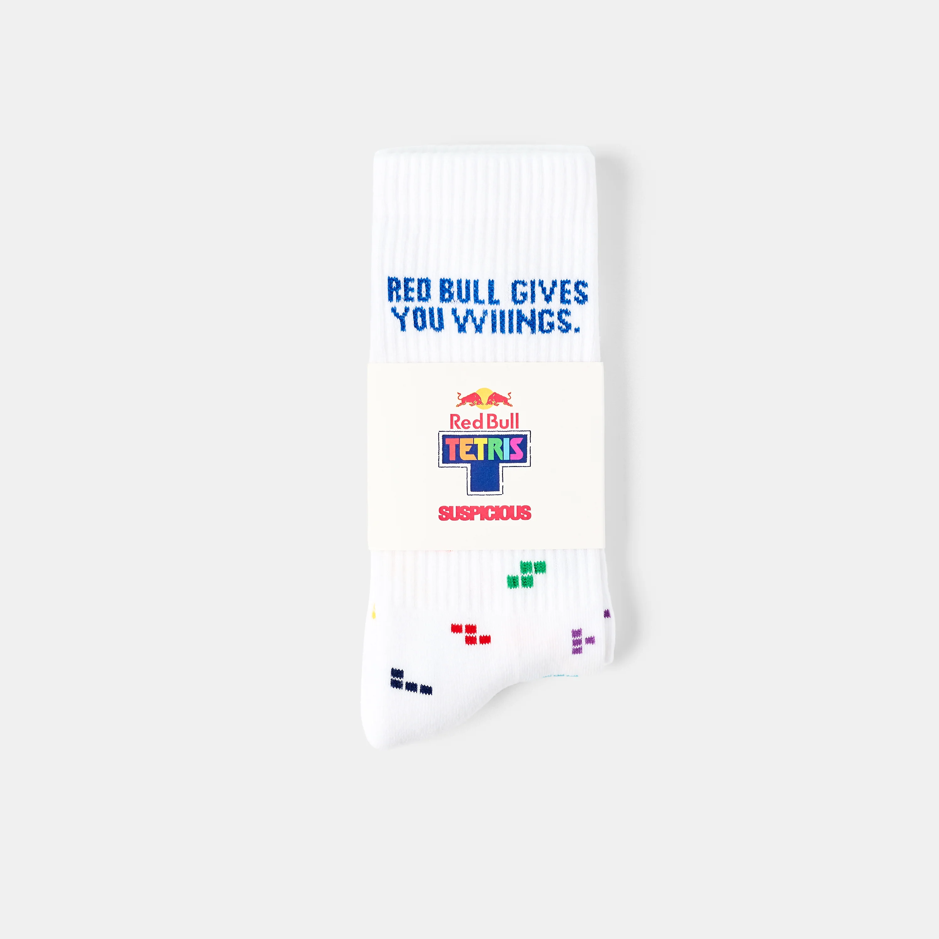 Suspicious x Red Bull Tetris - Socks - White - Image 3