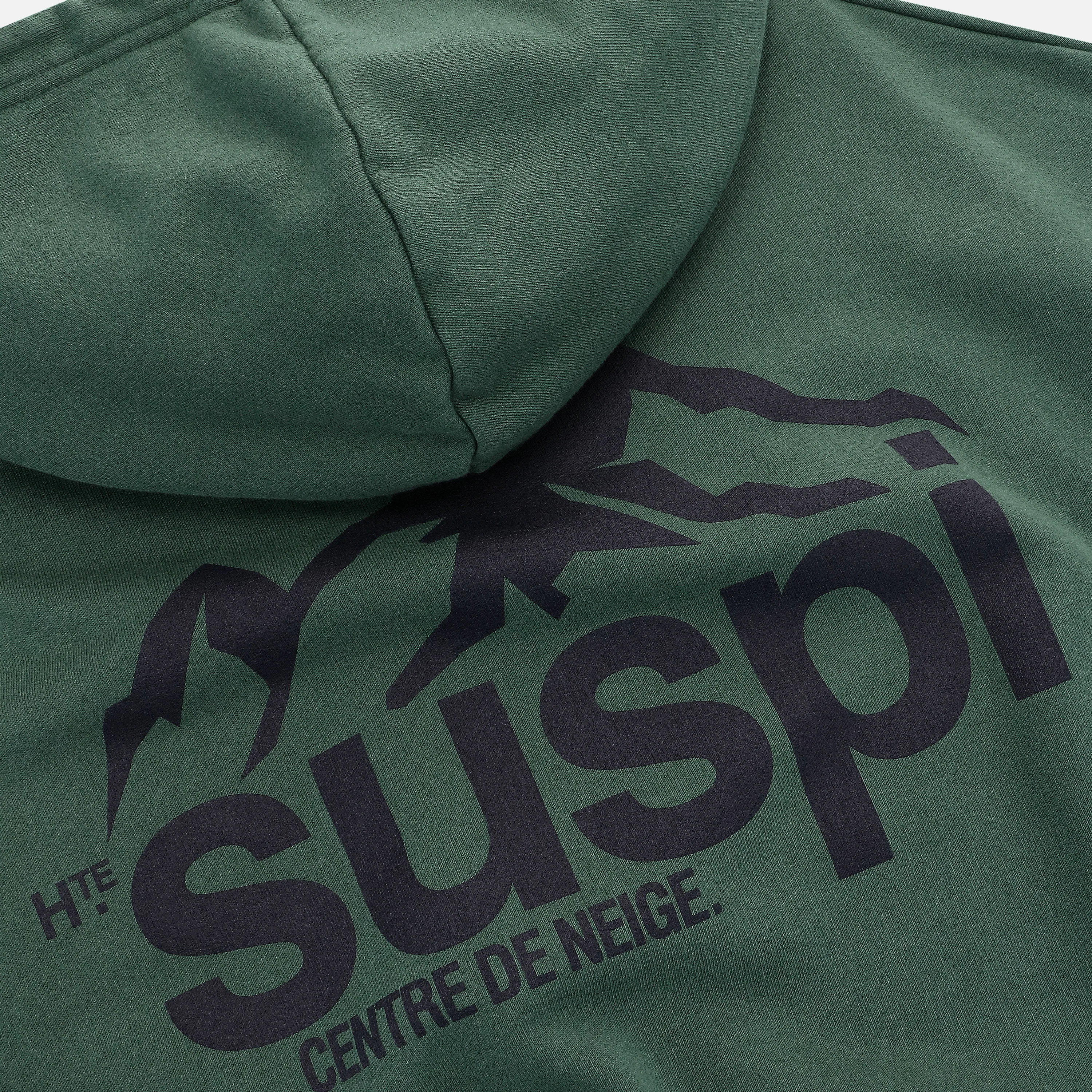 The Centre de Neige Hoodie - Forest Green - Image 2