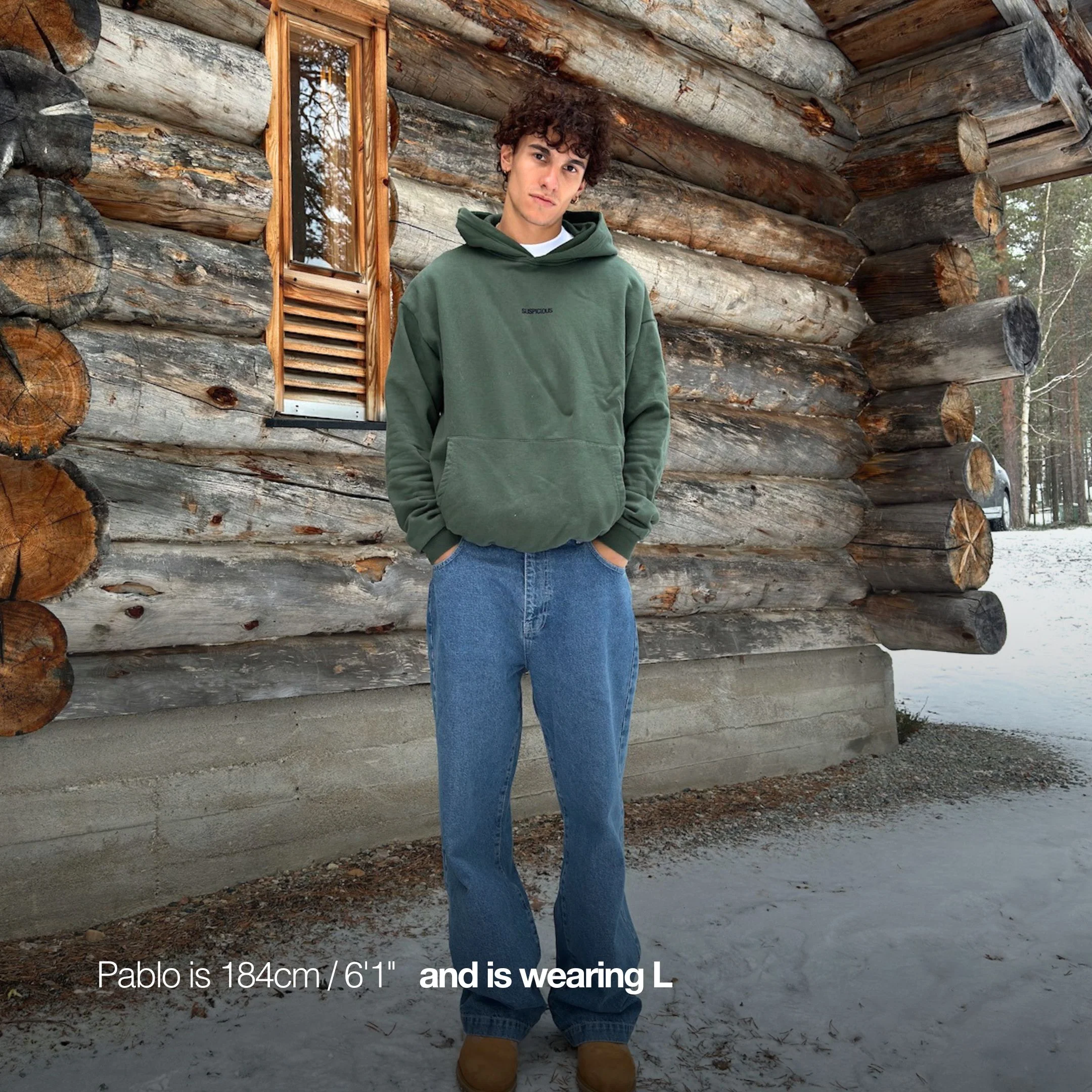 The Centre de Neige Hoodie - Forest Green - Image 7
