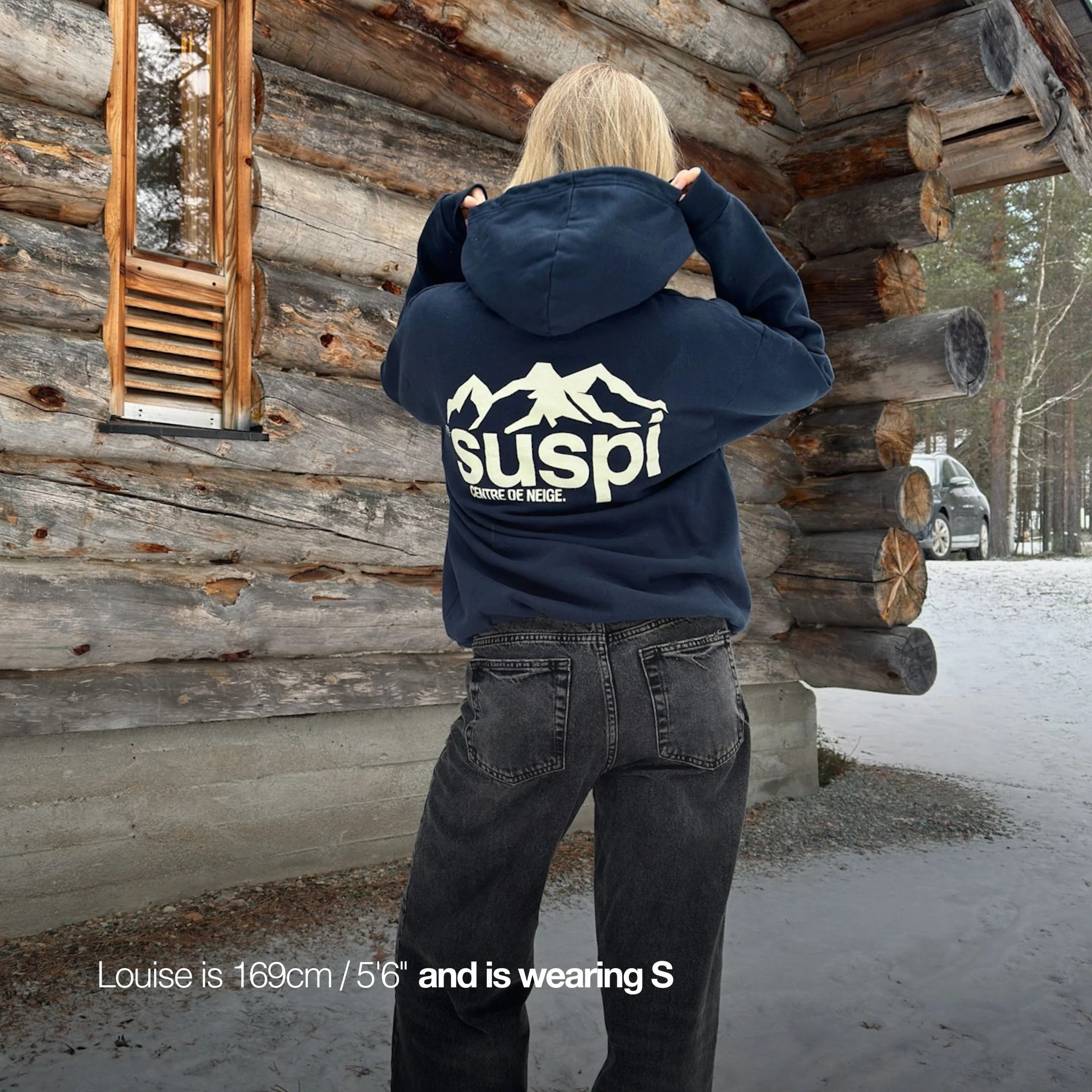 The Centre de Neige Hoodie - Midnight - Image 5