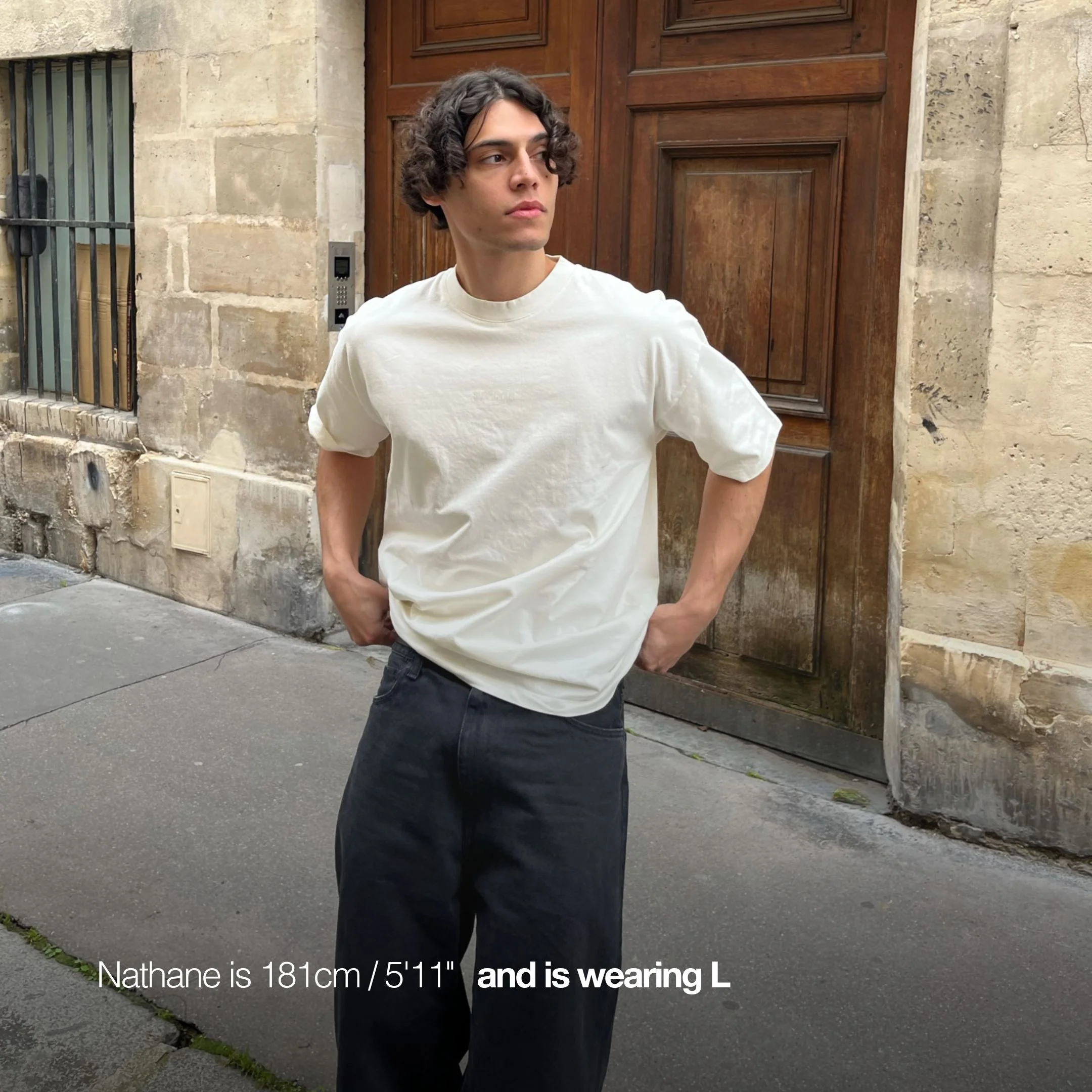 The Centre de Neige Tee - Natural - Image 6