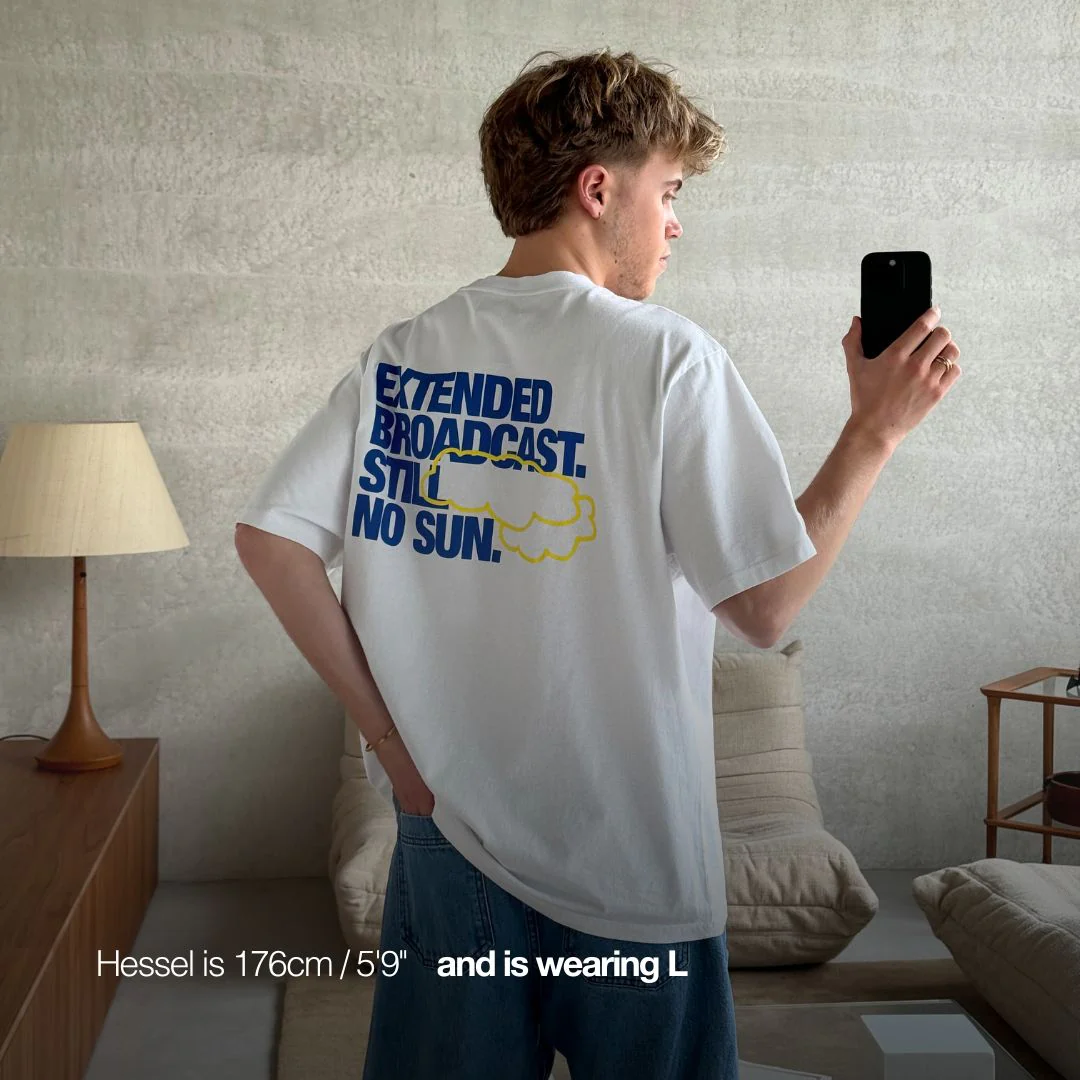 The Extended Broadcast Tee - White - Image 5