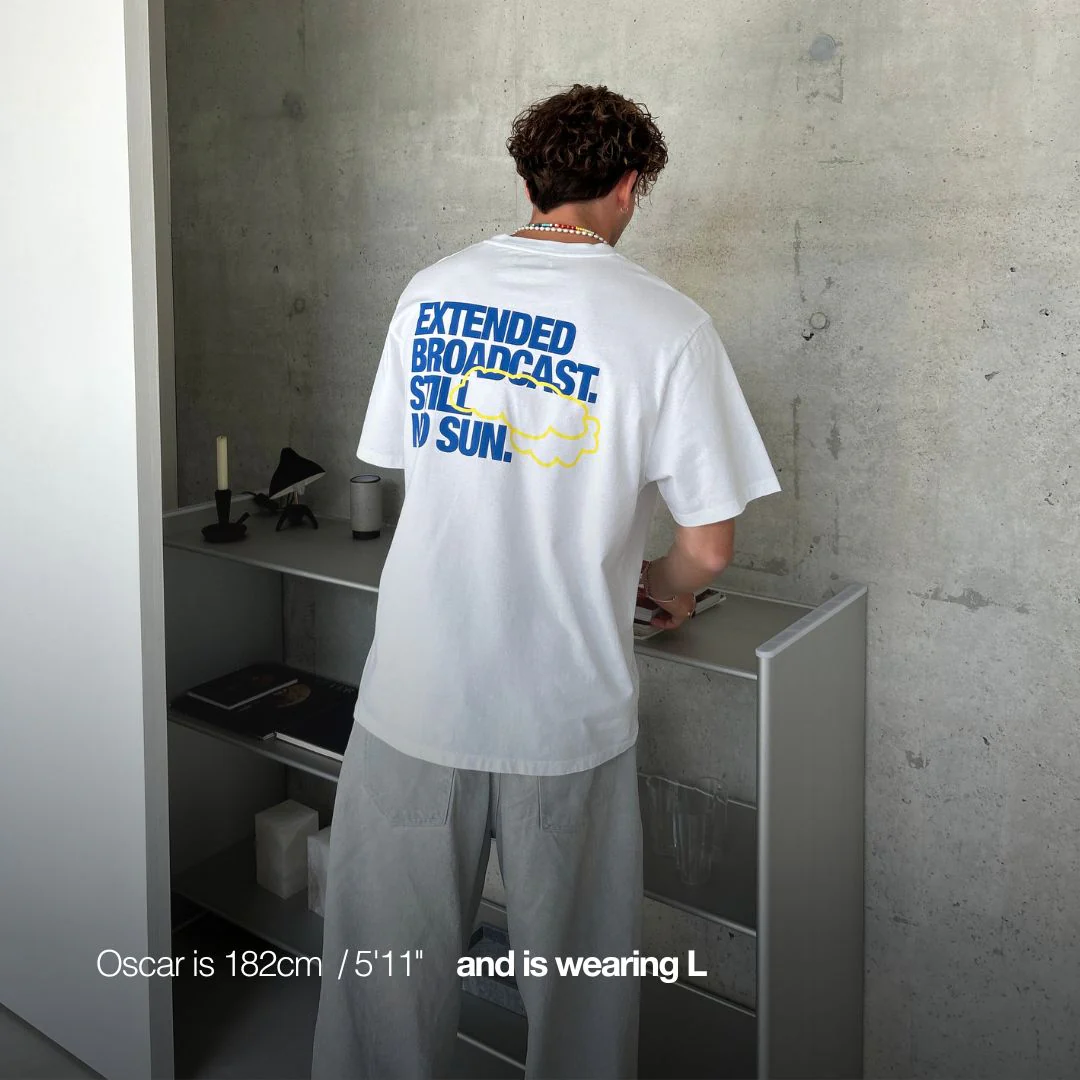 The Extended Broadcast Tee - White - Image 6