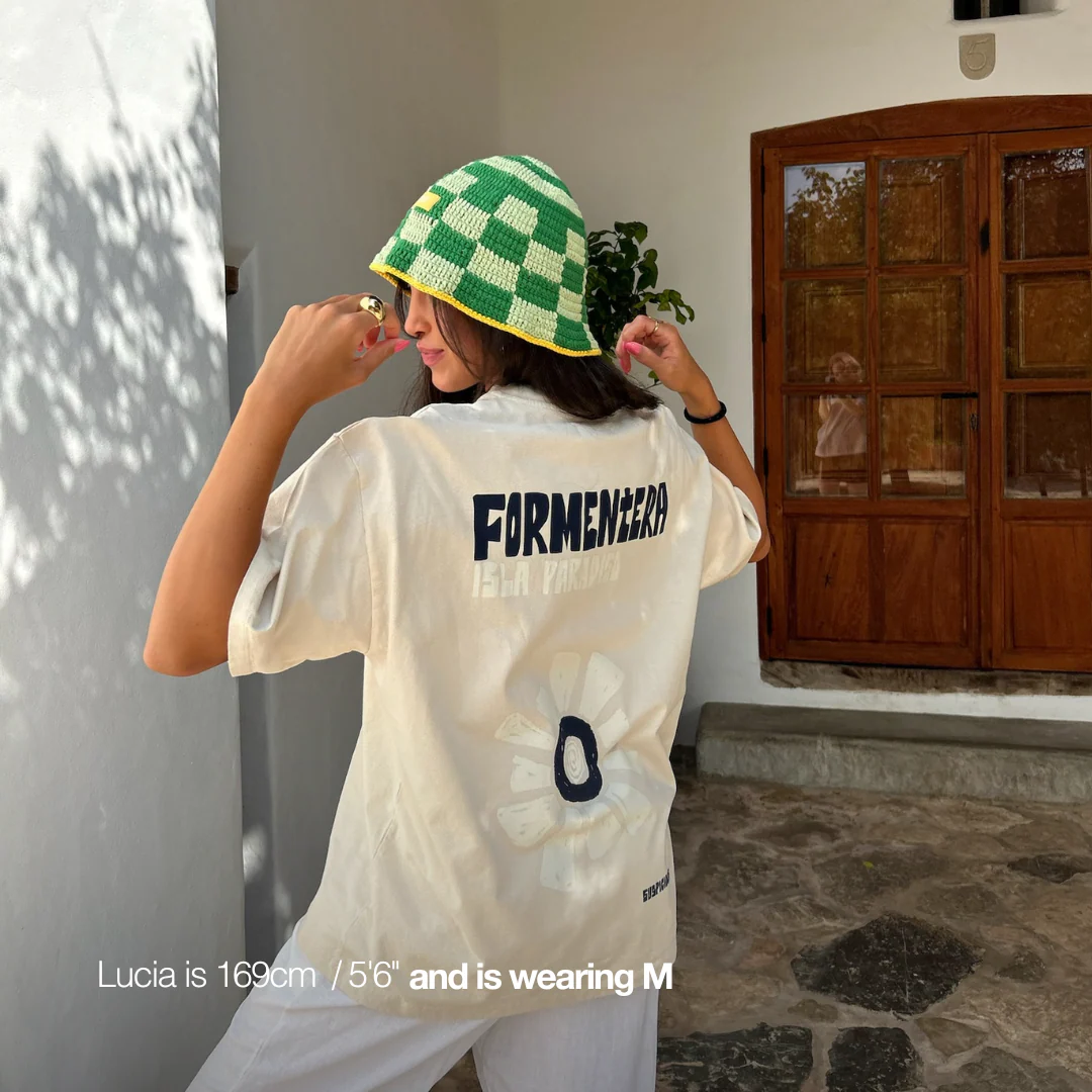 (Isla Bonita) The Formentera Tee - Buttercream - Image 5