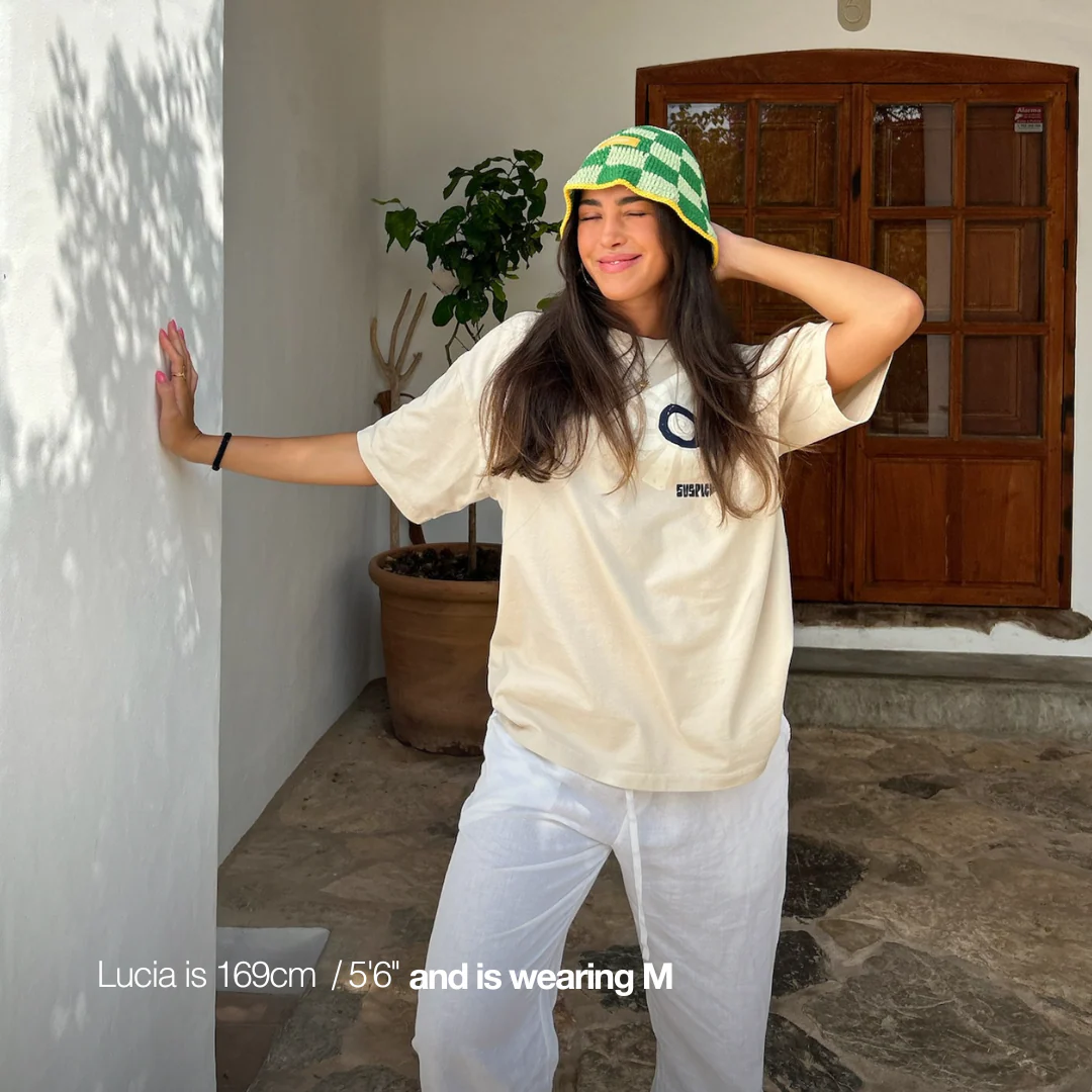 (Isla Bonita) The Formentera Tee - Buttercream - Image 6