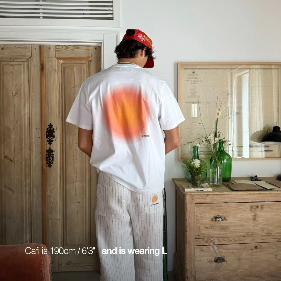 (SS24) The Aura Tee - White / Orange - Image 6