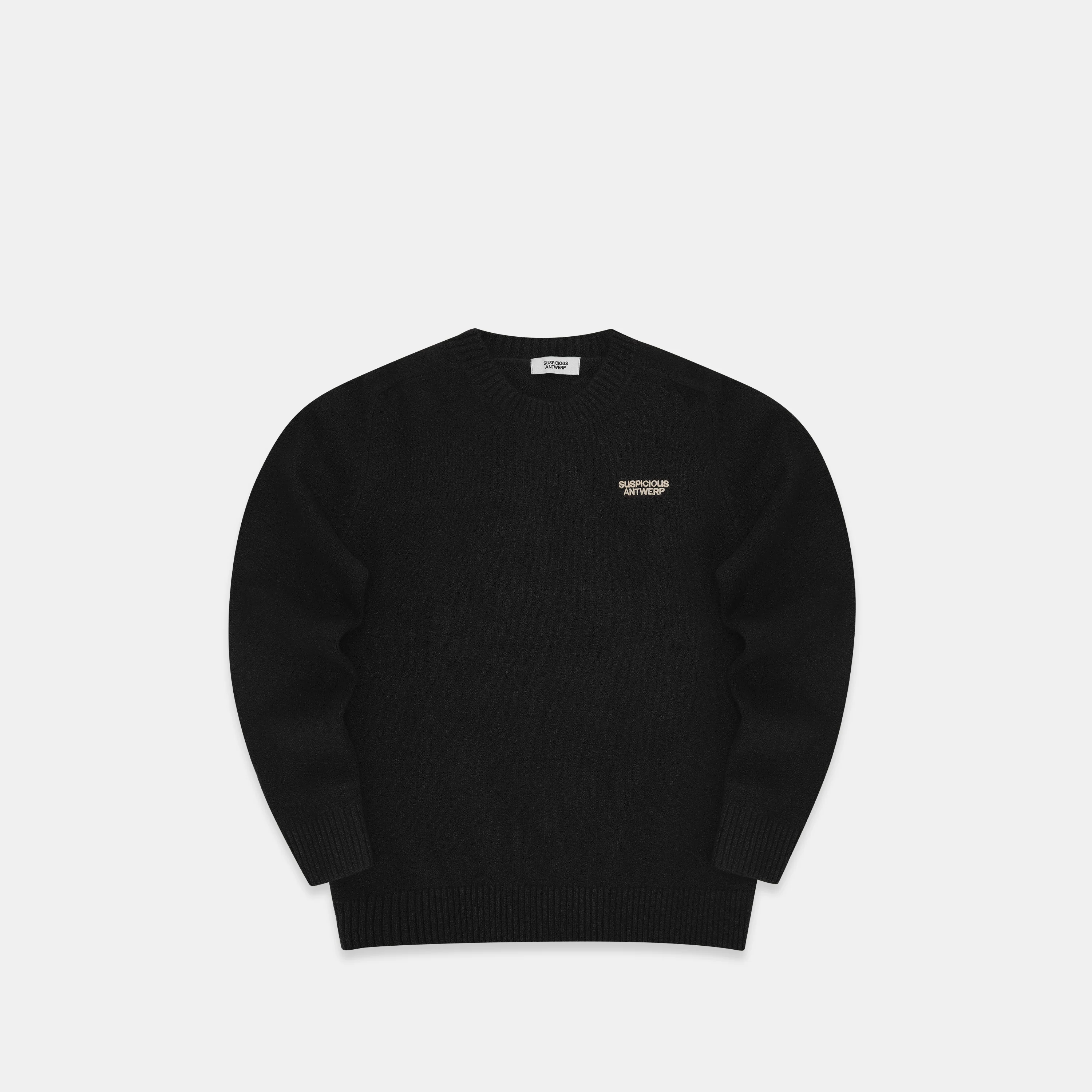 The Knitted Sweat - Black