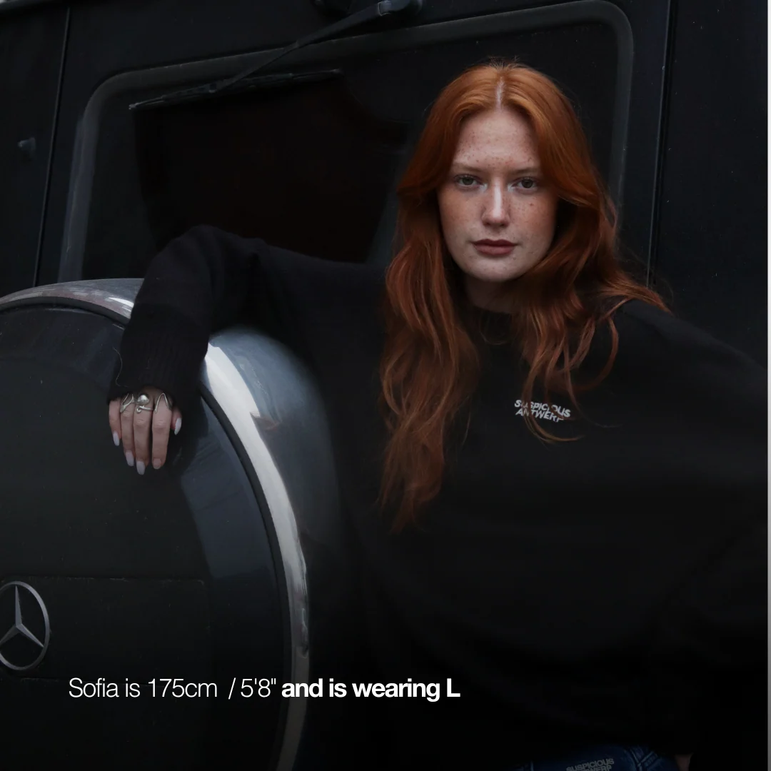 The Knitted Sweat - Black - Image 4