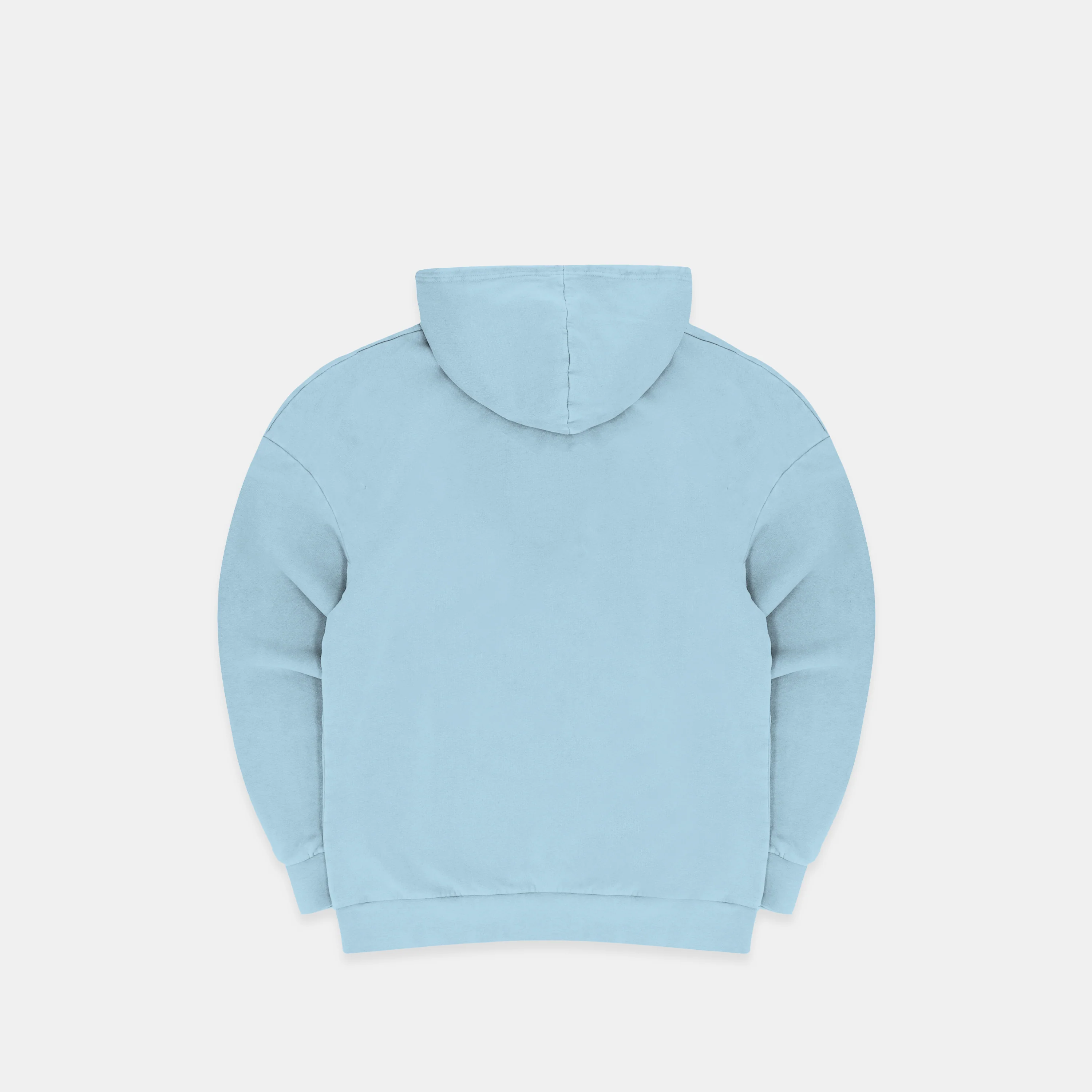 The Label Hoodie - Coral Blue - Image 2