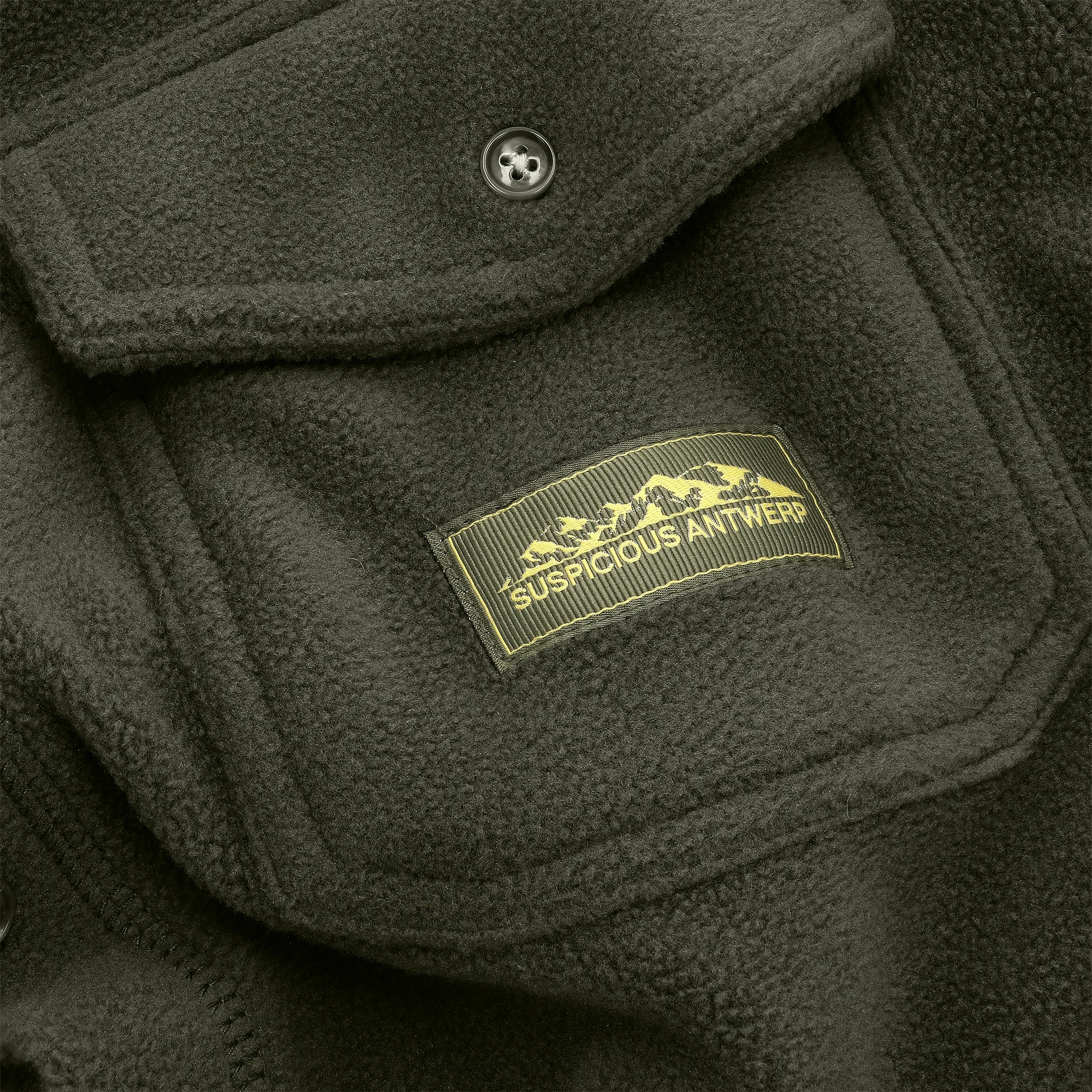 The Label Polar Shirt - Army - Image 2